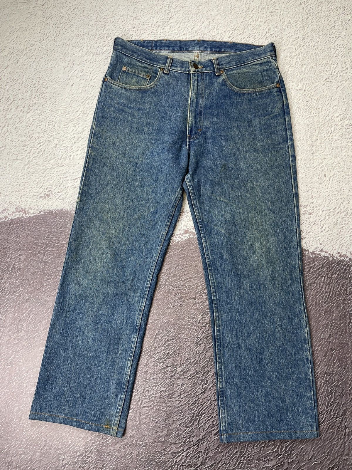 Polo Ralph Lauren Polo Ralph Lauren vintage made in USA faded denim jeans Size US 35 - 2 Thumbnail