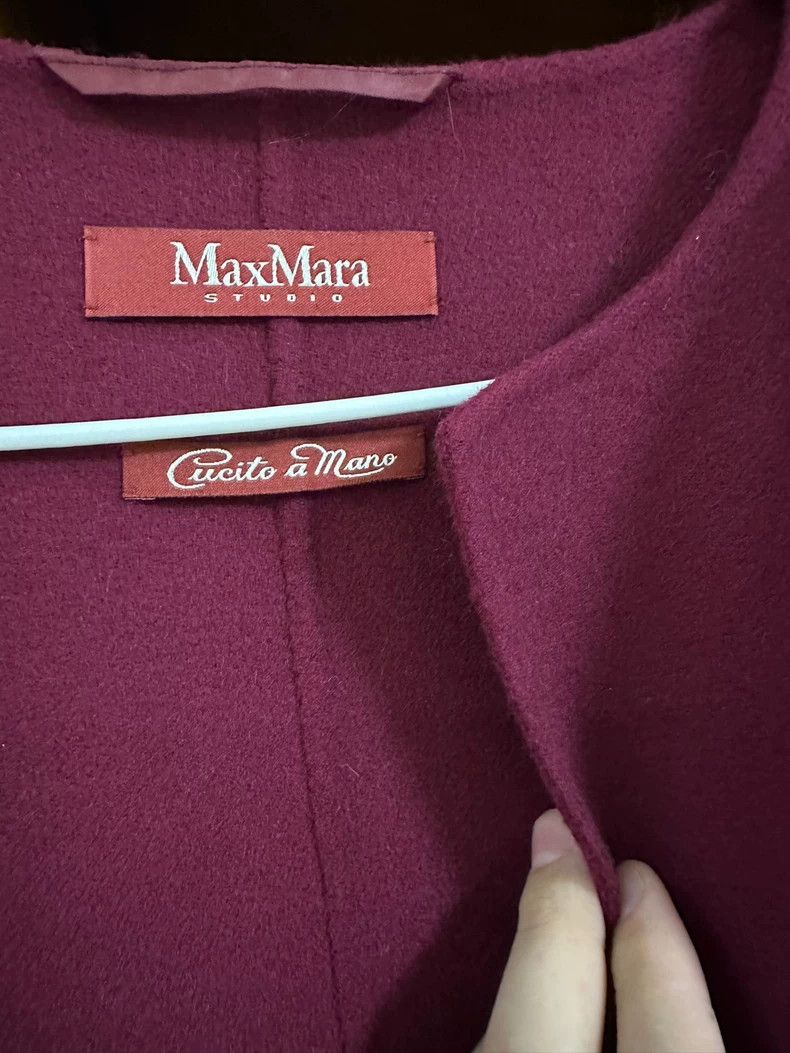 Max Mara Max Mara Wool Coat (Studio High-end Collection Size M / US 6-8 / IT 42-44 - 2 Thumbnail