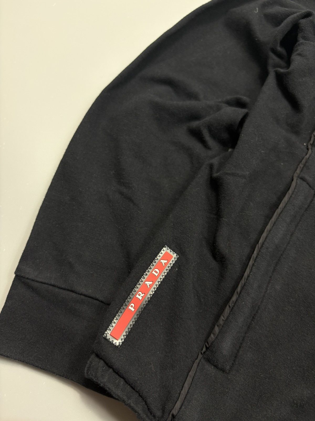 Prada PRADA RED TAB WOMEN’S NYLON ZIP HOODIE Size S / US 4 / IT 40 - 3 Thumbnail