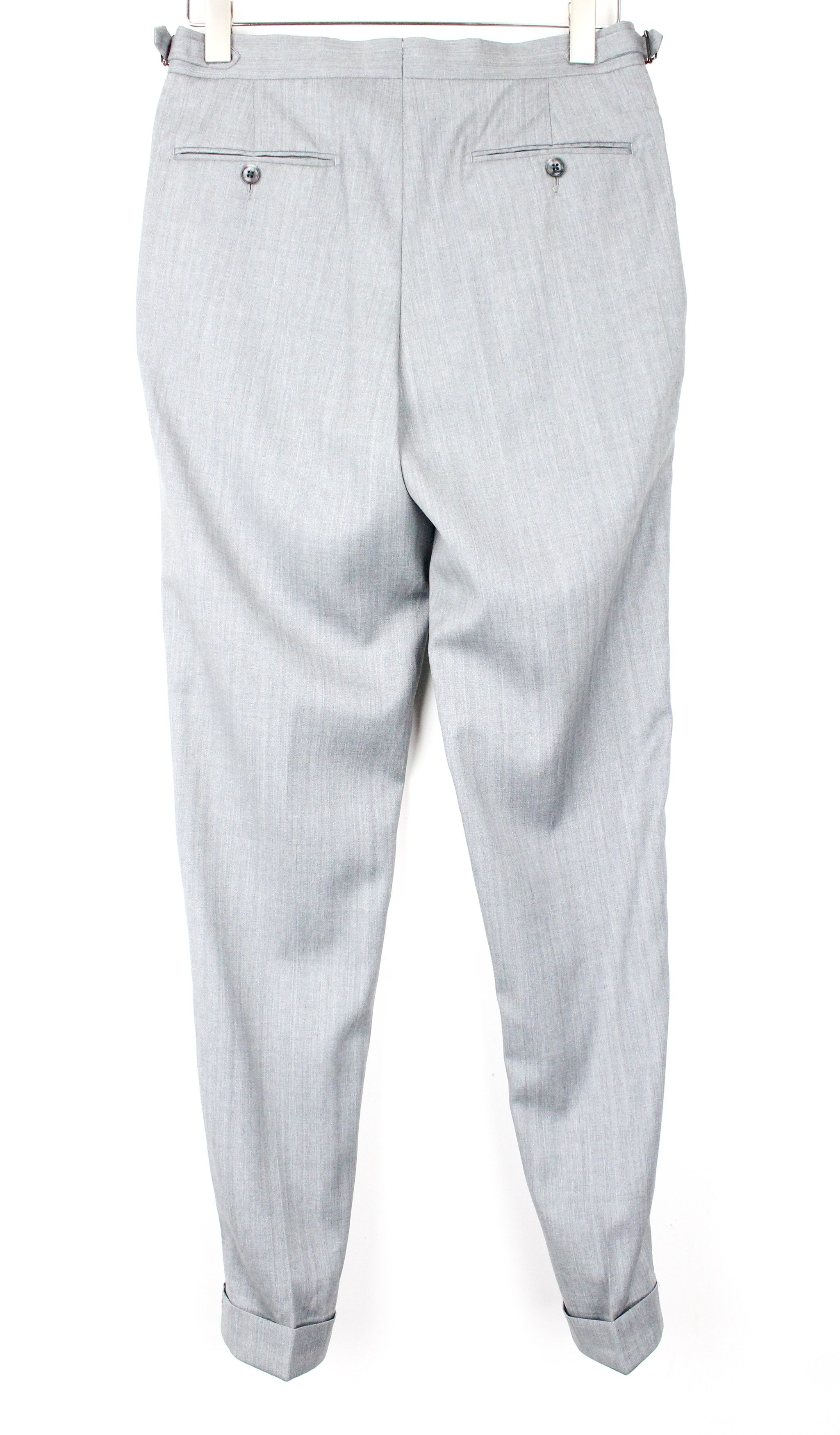 Suitsupply HAVANA PATCH UK34R Grey Wool Silk 2 Piece Suit 67489 Size 34R - 8 Thumbnail