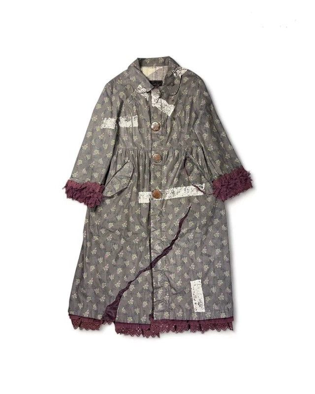 Undercover UNDERCOVER 05 SS but beautiful ll period crack stamen coat Size US L / EU 52-54 / 3 - 1 Thumbnail