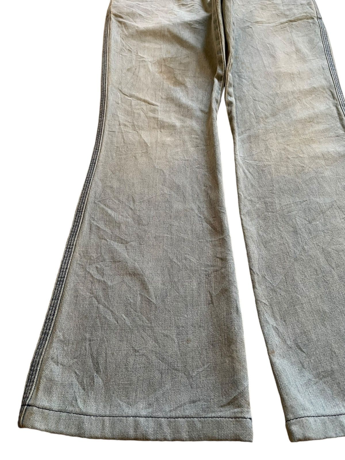 FCUK Vintage Fcuk Bootcut Light Wash Retro Style Flared Jeans Size 28" / US 6 / IT 42 - 6 Thumbnail