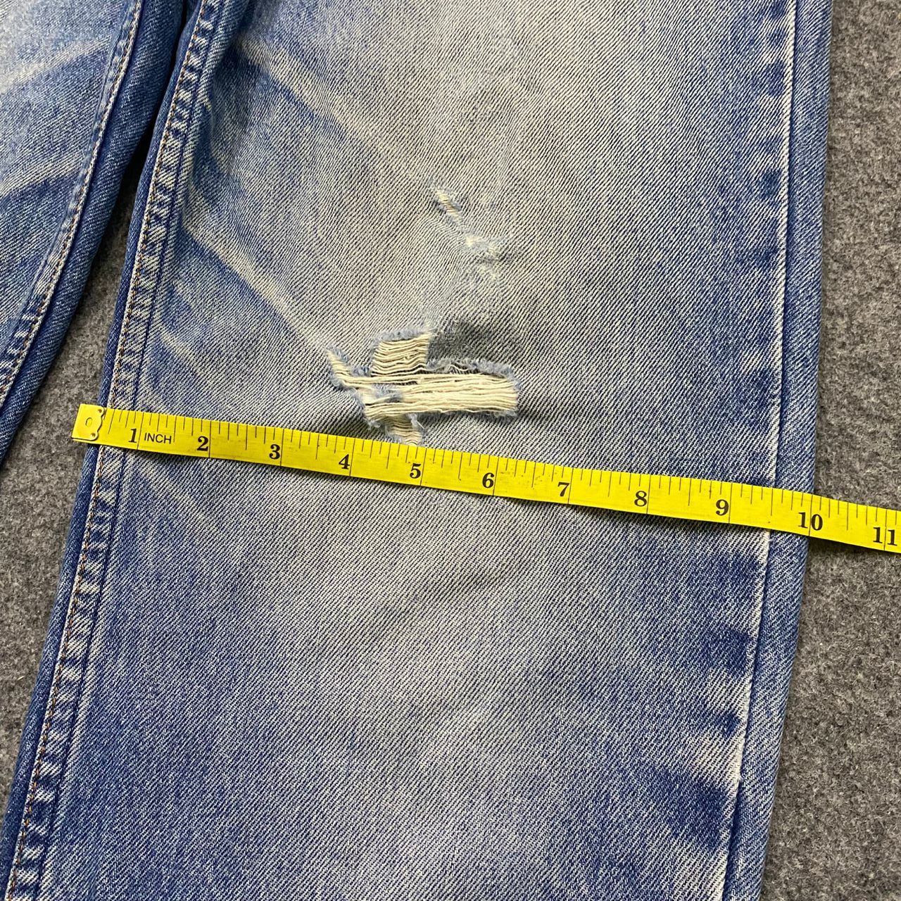 Levi's 💥Vintage 90s Levis Distressed Denim Kurt Cobain Style Size US 34 / EU 50 - 6 Thumbnail