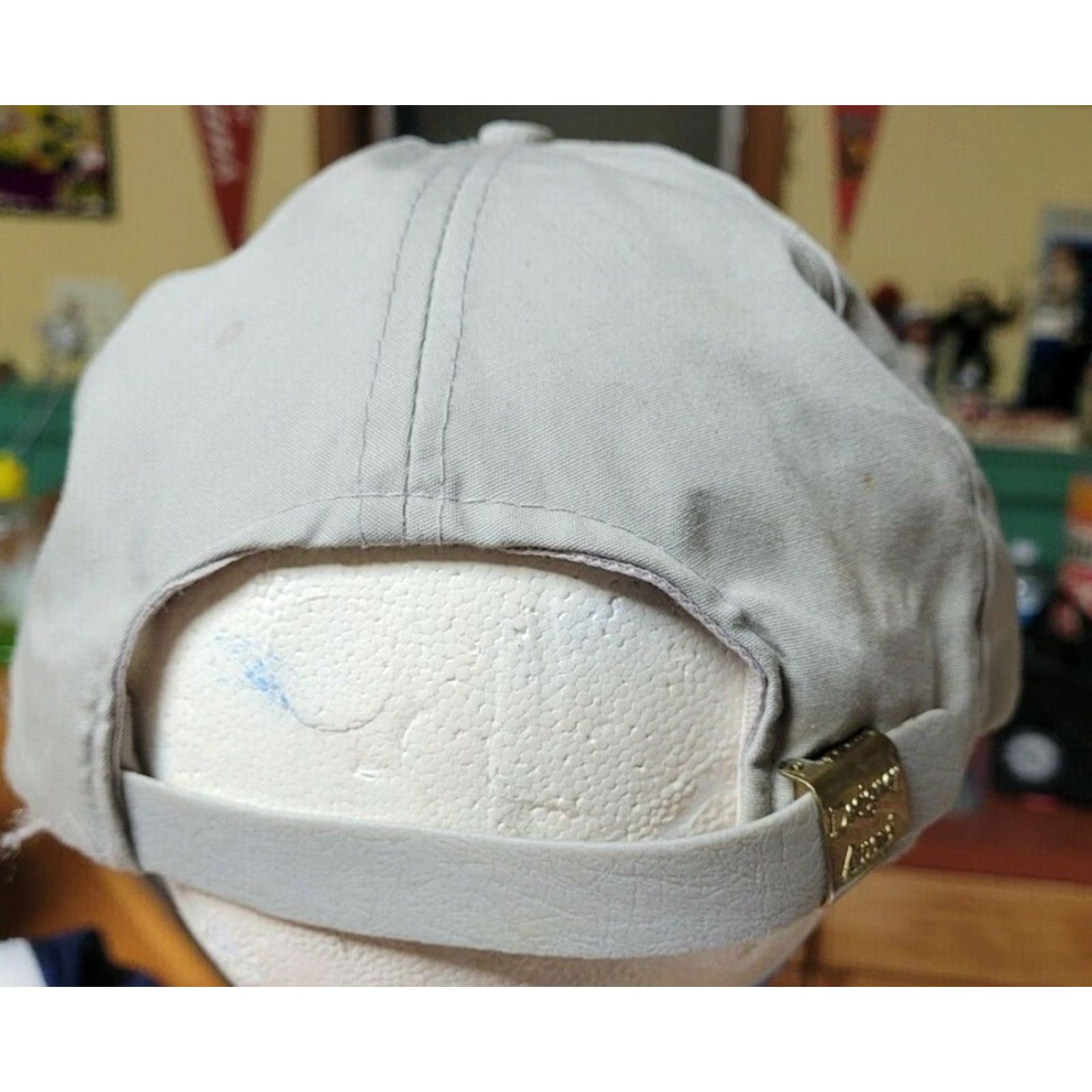 Vintage VTG 90s Devilbiss Finish Line Racing Ted Musgrave #55 Snapback Hat Cap MIS Pin, Adjustable, Gray, Mens, NASCAR, Racing, 90s, Autographed Size ONE SIZE - 4 Thumbnail