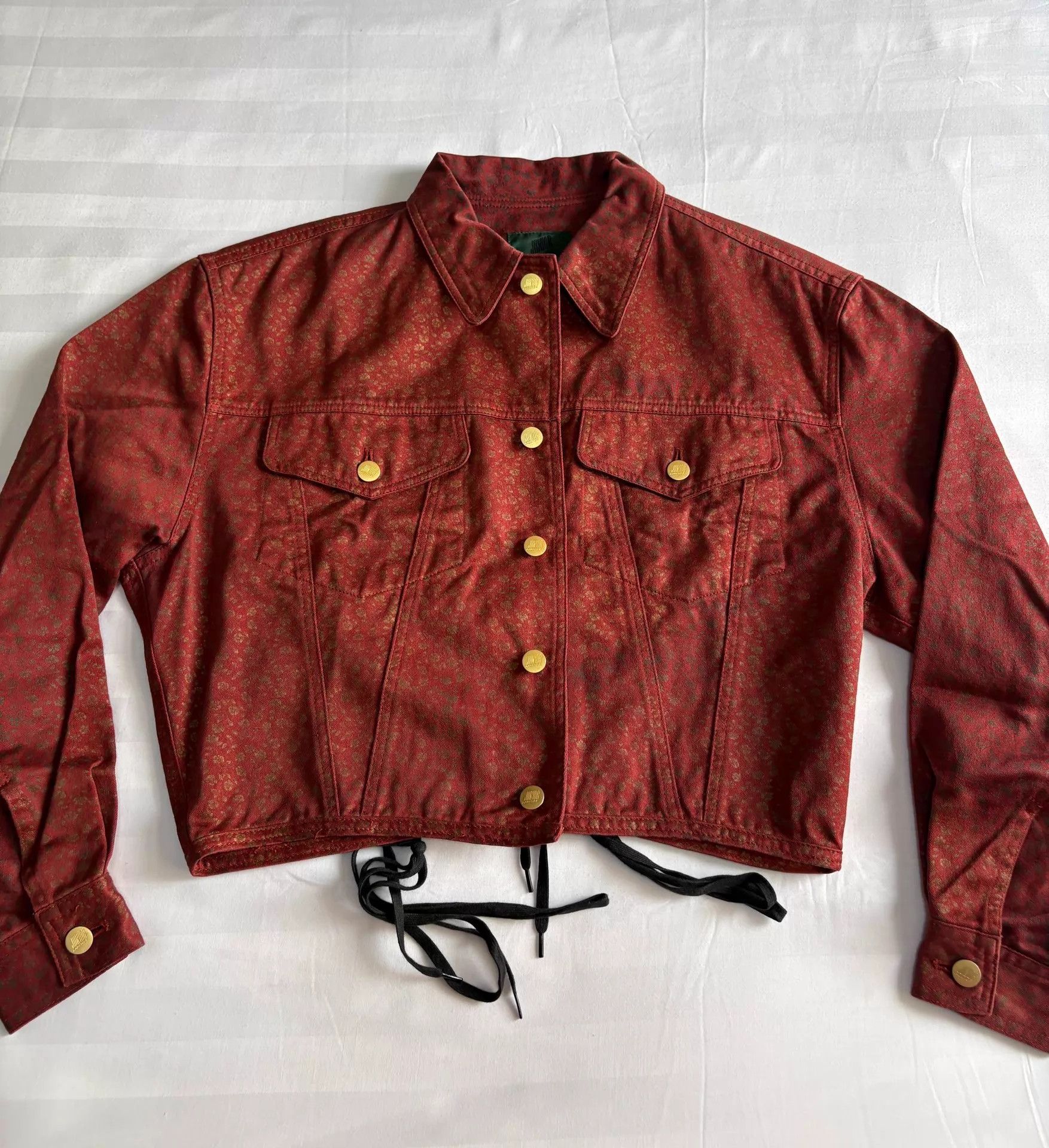 Jean Paul Gaultier Jean Paul Gaultier Vintage Floral Strap Short-Wide Jacket 48 Size US M / EU 48-50 / 2 - 7 Thumbnail