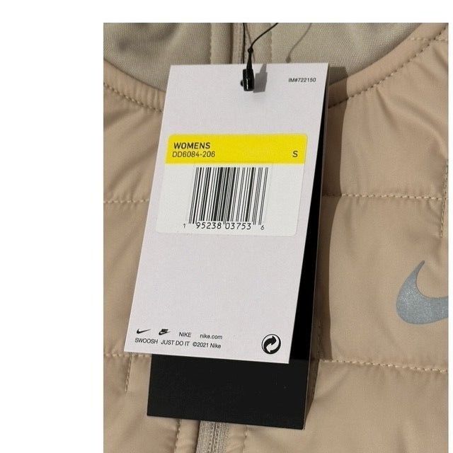 Nike Nike Therma FIT Tan Running Hiking Vest DD6084-206 Women's S Size S / US 4 / IT 40 - 5 Thumbnail