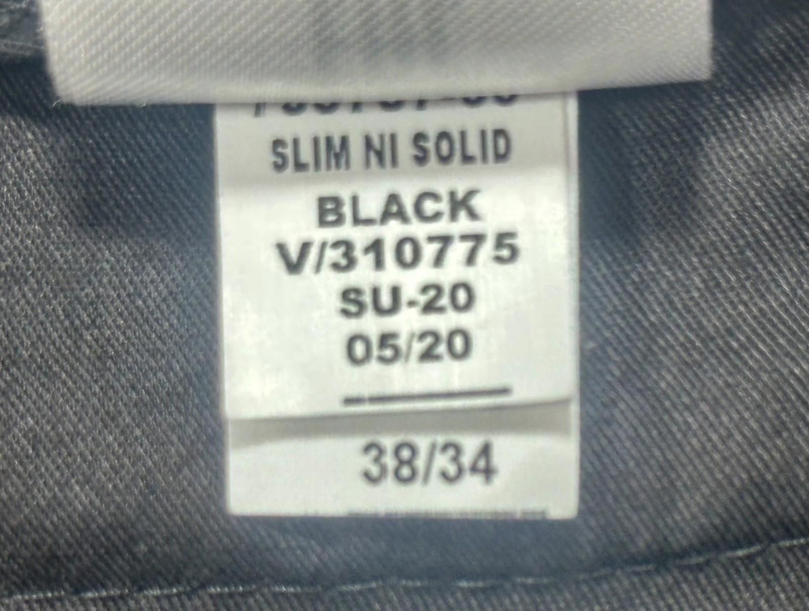 Banana Republic Banana Republic Slim Flat Front Dress Pants Black Mens 38/34 Size US 38 / EU 54 - 7 Thumbnail