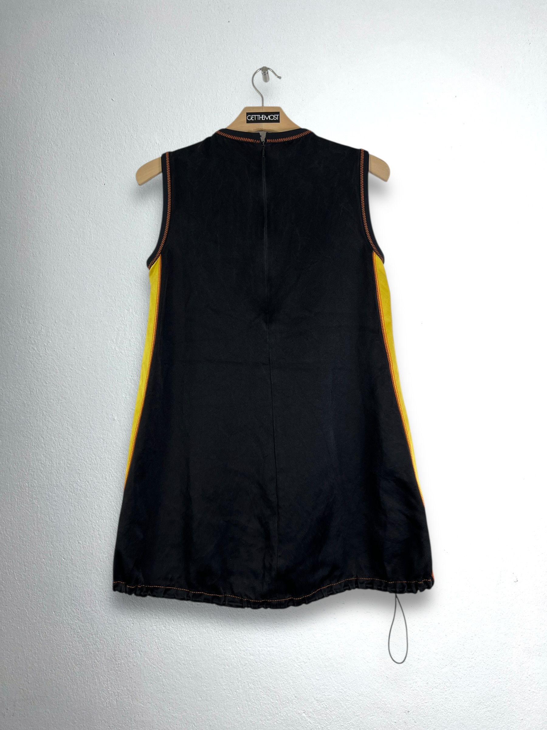 Prada PRADA 2016 Side Striped Silk Mini Dress (38) GTMP366 Size XS / US 0-2 / IT 36-38 - 11 Thumbnail