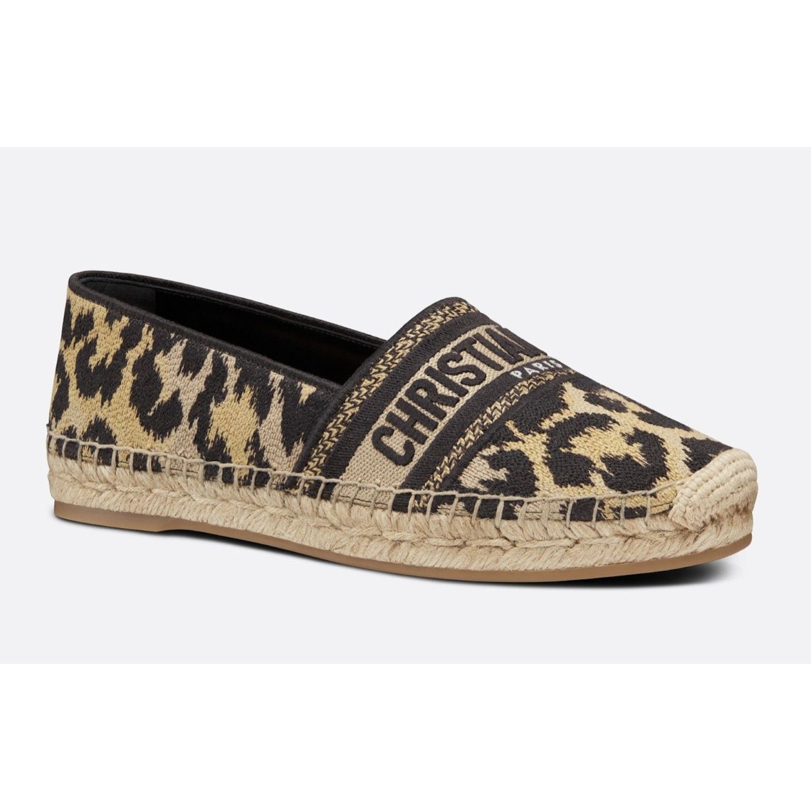 Dior Dior Granville Brown Gold Beige Leopard Logo Size US 5 / IT 35 - 1 Thumbnail