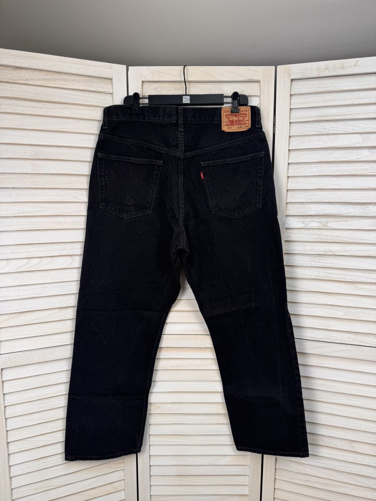 Levi's Levi's Jeans Men's Black Regular Straight Denim Cotton Size US 36 / EU 52 - 11 Thumbnail