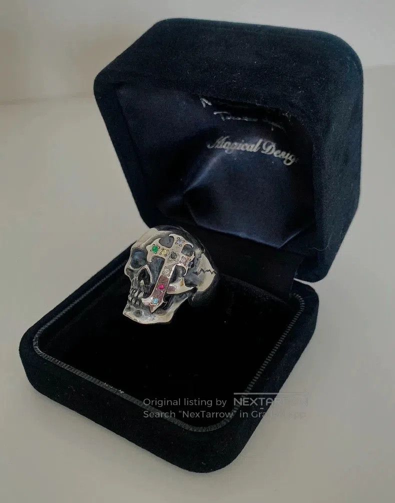 Number (N)ine Colorful Skull Cross Ring by Number (N)ine. jp size 19 Size ONE SIZE - 1 Thumbnail