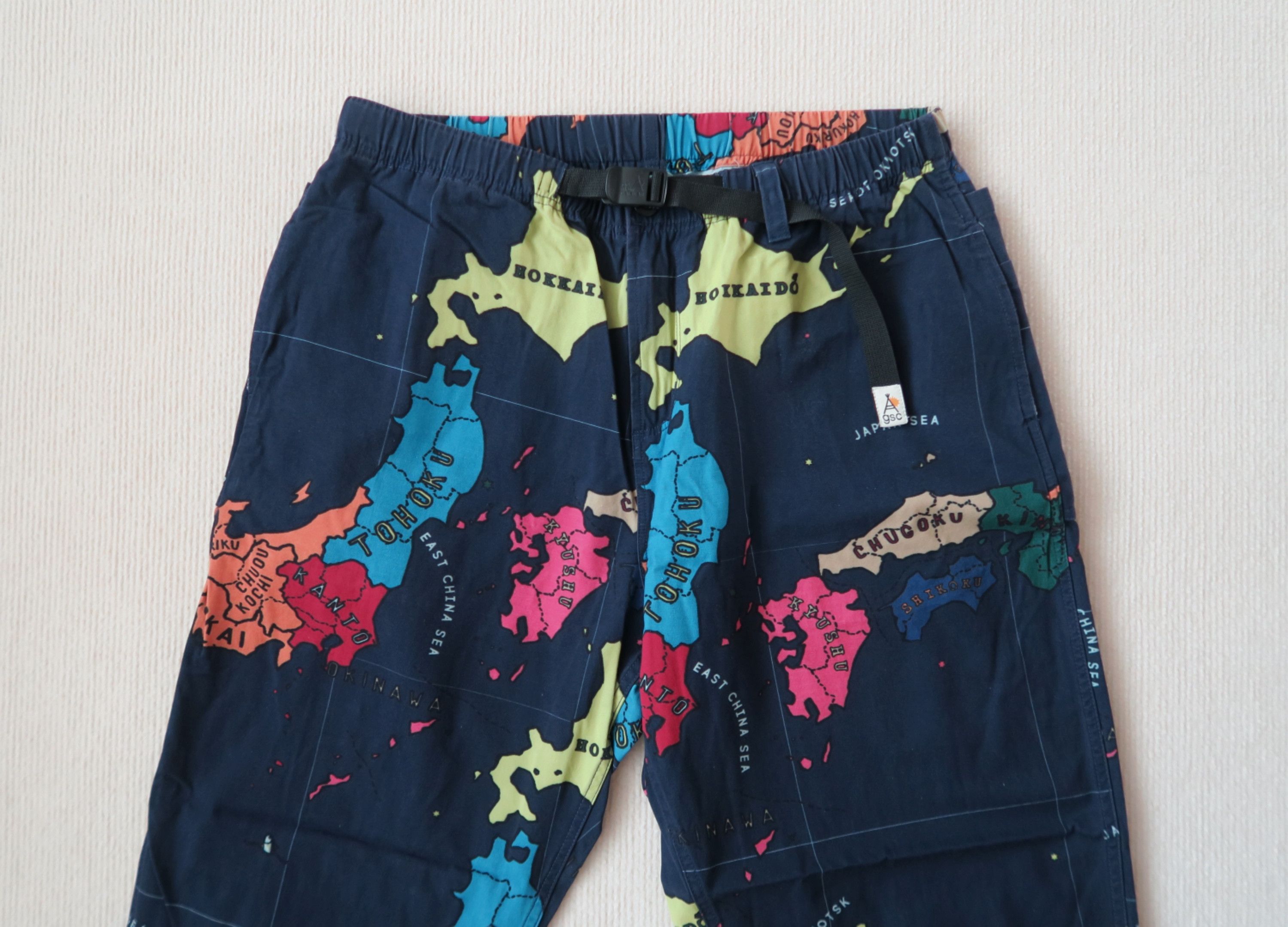 go slow caravan Go Slow Caravan Japan Map 7-Pocket Easy Pants Size US 34 / EU 50 - 9 Thumbnail