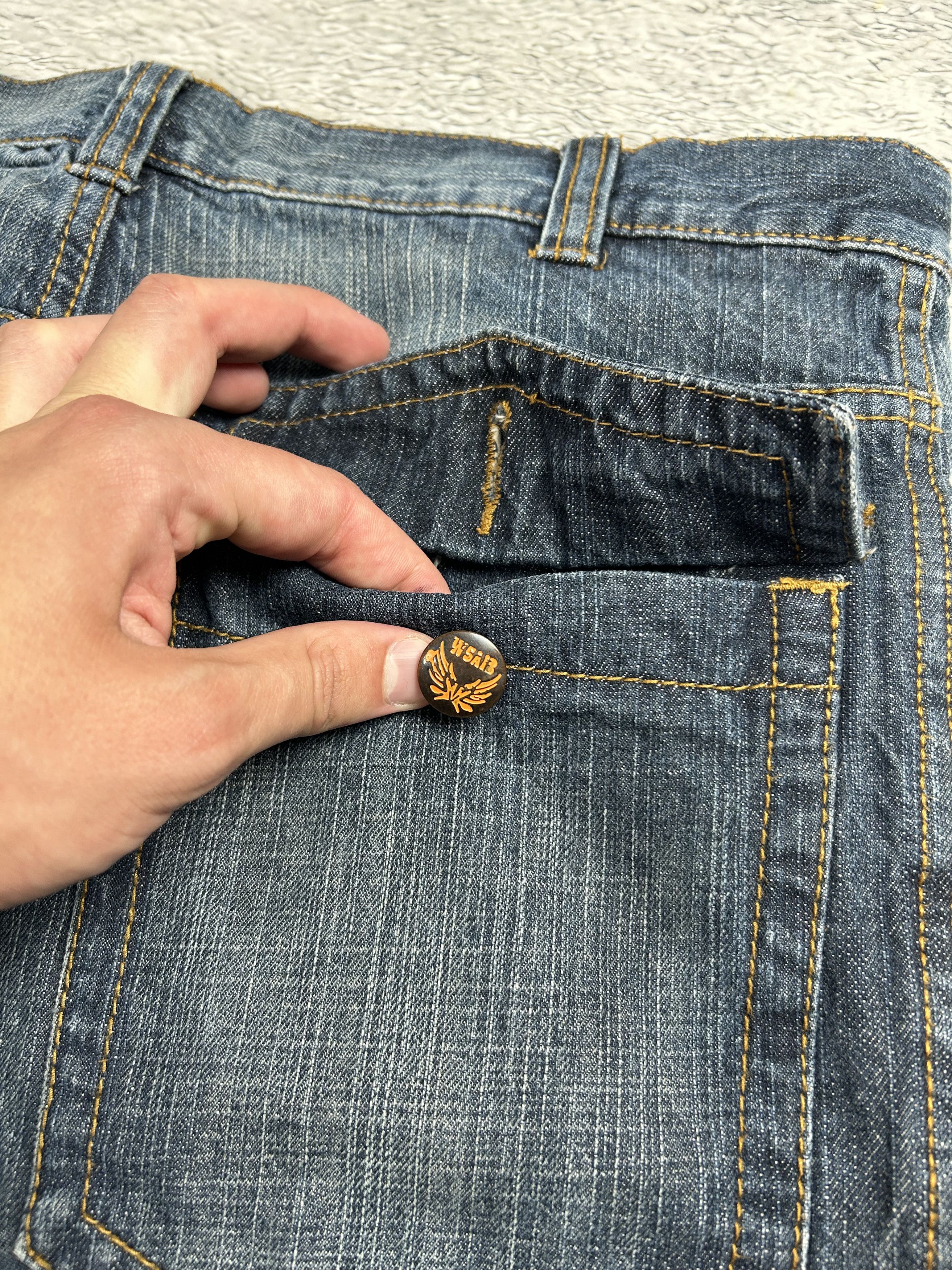 Japanese Brand Vintage Jeans Double Knee Drill True Religion Style Y2k Size US 33 - 4 Thumbnail