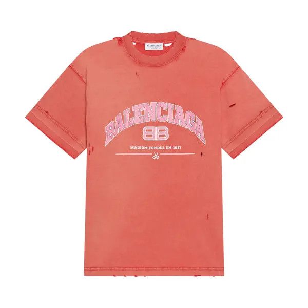 o1mt1gz0424 Maison Medium Fit T-Shirt in Orange