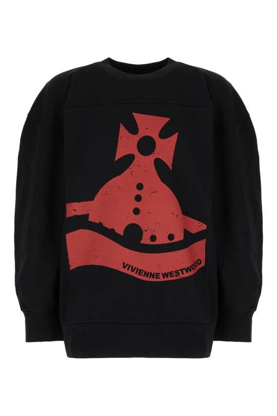 Vivienne Westwood VIVIENNE WESTWOOD Men Hoodies 2I01000FJ006O N401 BLACK Size US XL / EU 56 / 4 - 1 Thumbnail