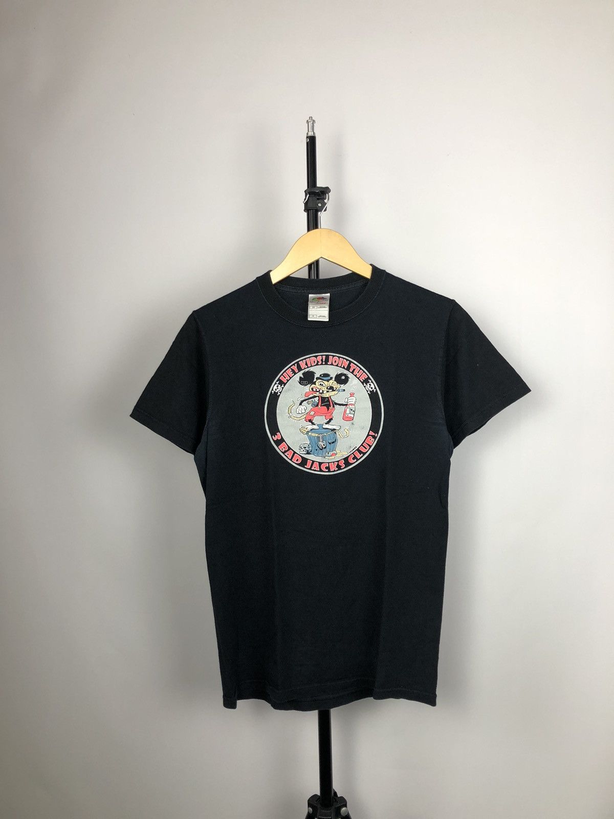 Vintage Vintage T Shirt “Hey Kids! Join The Bad Jacks Club” Size US S / EU 44-46 / 1 - 1 Thumbnail