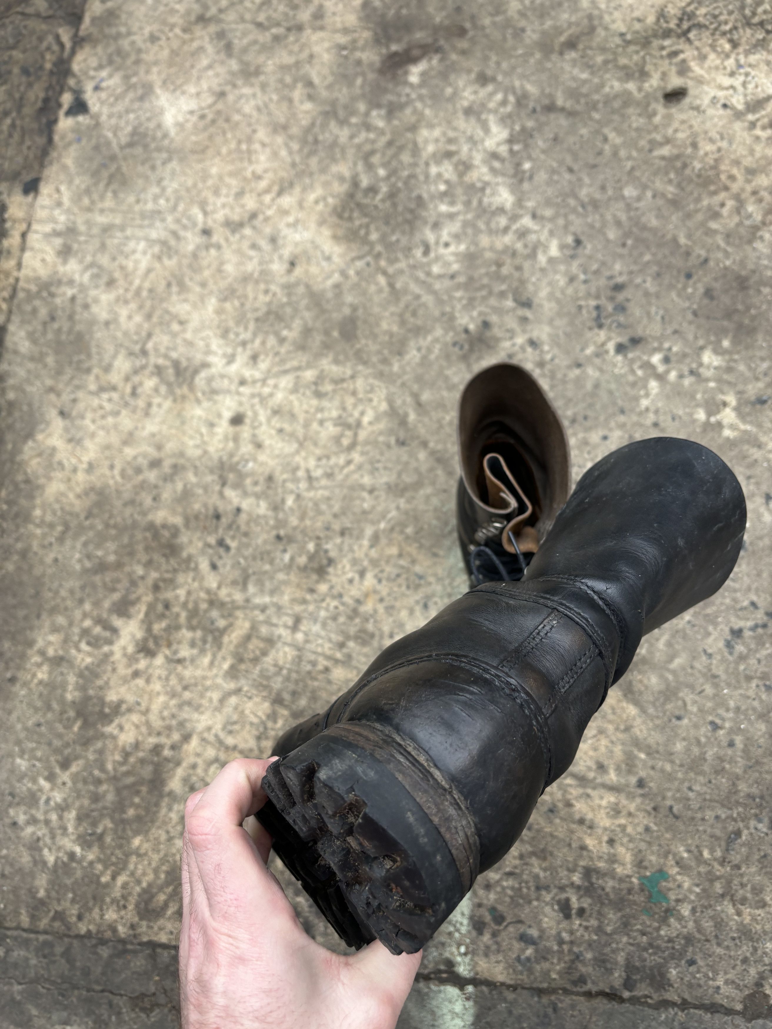 Vintage Vintage 80s Military Paratroopers High Leather Combat Boots Size US 8 / EU 41 - 7 Thumbnail