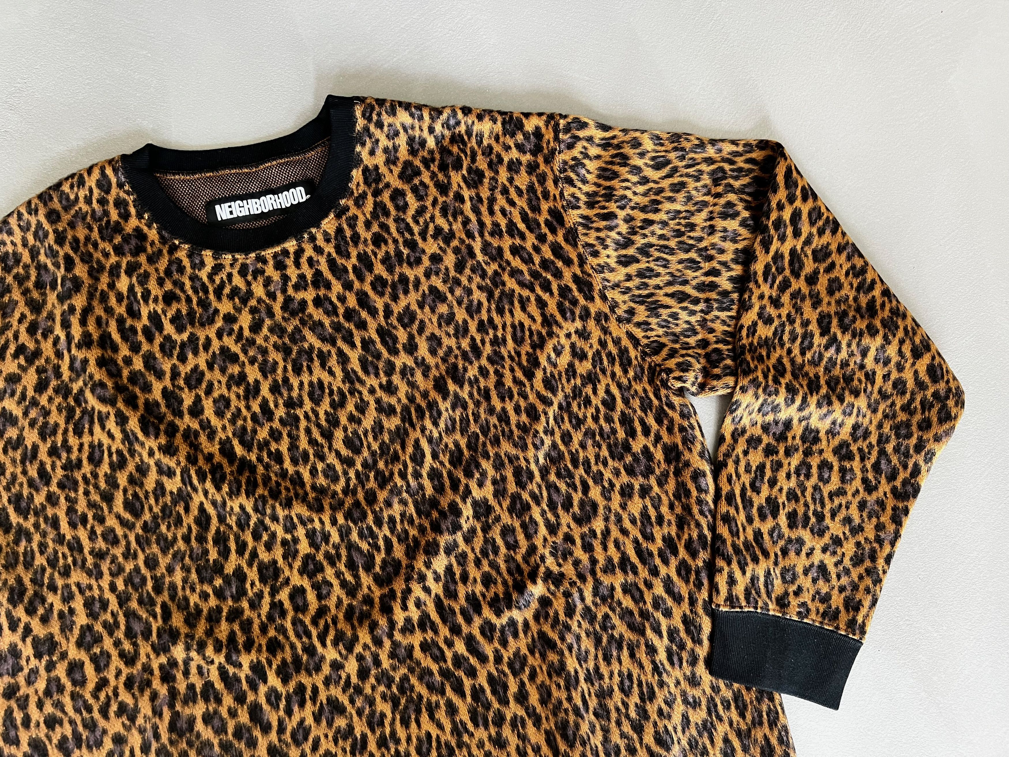 Neighborhood Neighborhood Leopard Print Sweater, Size L Size US L / EU 52-54 / 3 - 2 Thumbnail