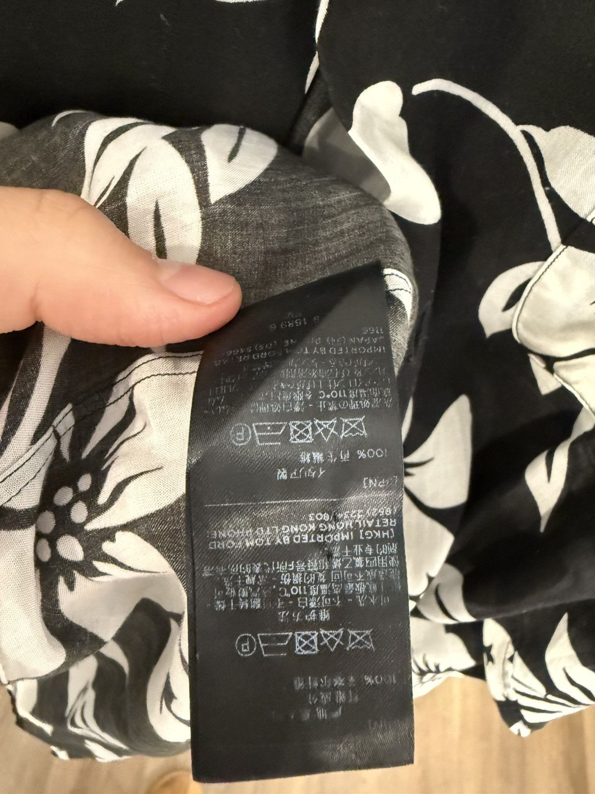 Tom Ford Tom Ford Flowers Print Longsleeve Size US XXL / EU 58 / 5 - 4 Thumbnail