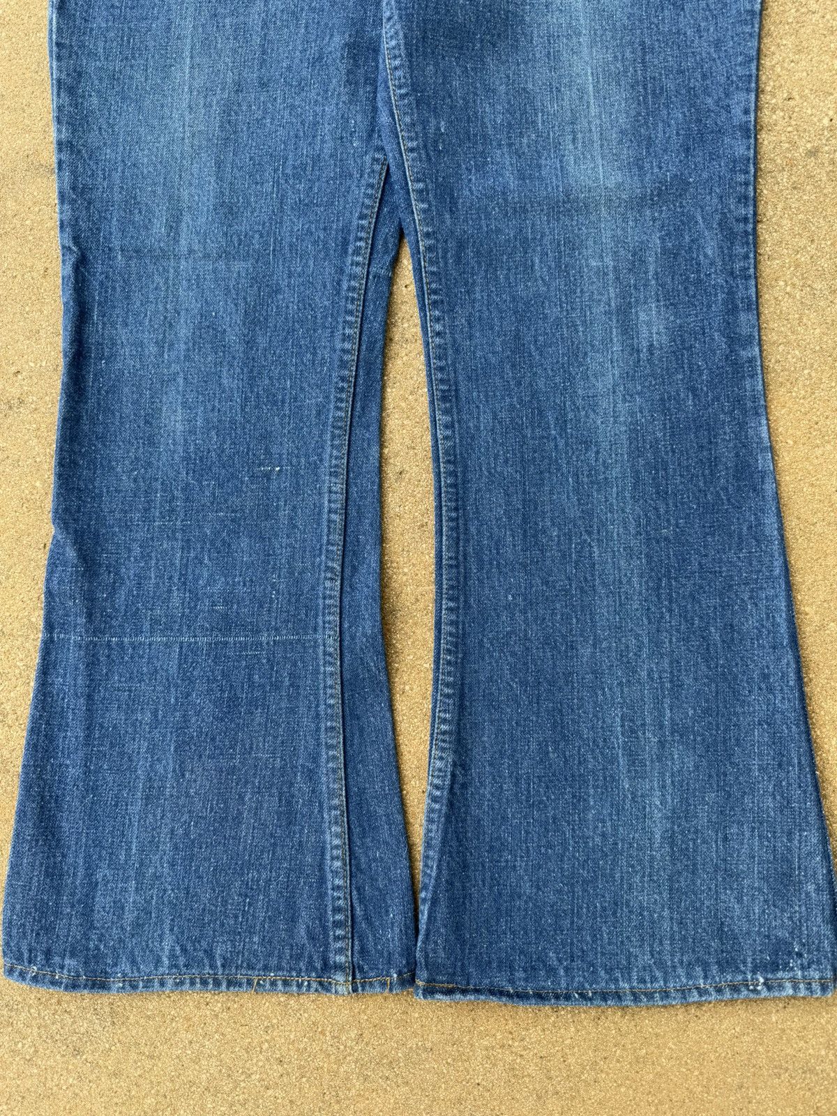 Levi's × Vintage Vtg 70’s Levi’s 646 Orange Tab Bellbottom Flare Jeans 32x28 Size US 32 / EU 48 - 3 Thumbnail