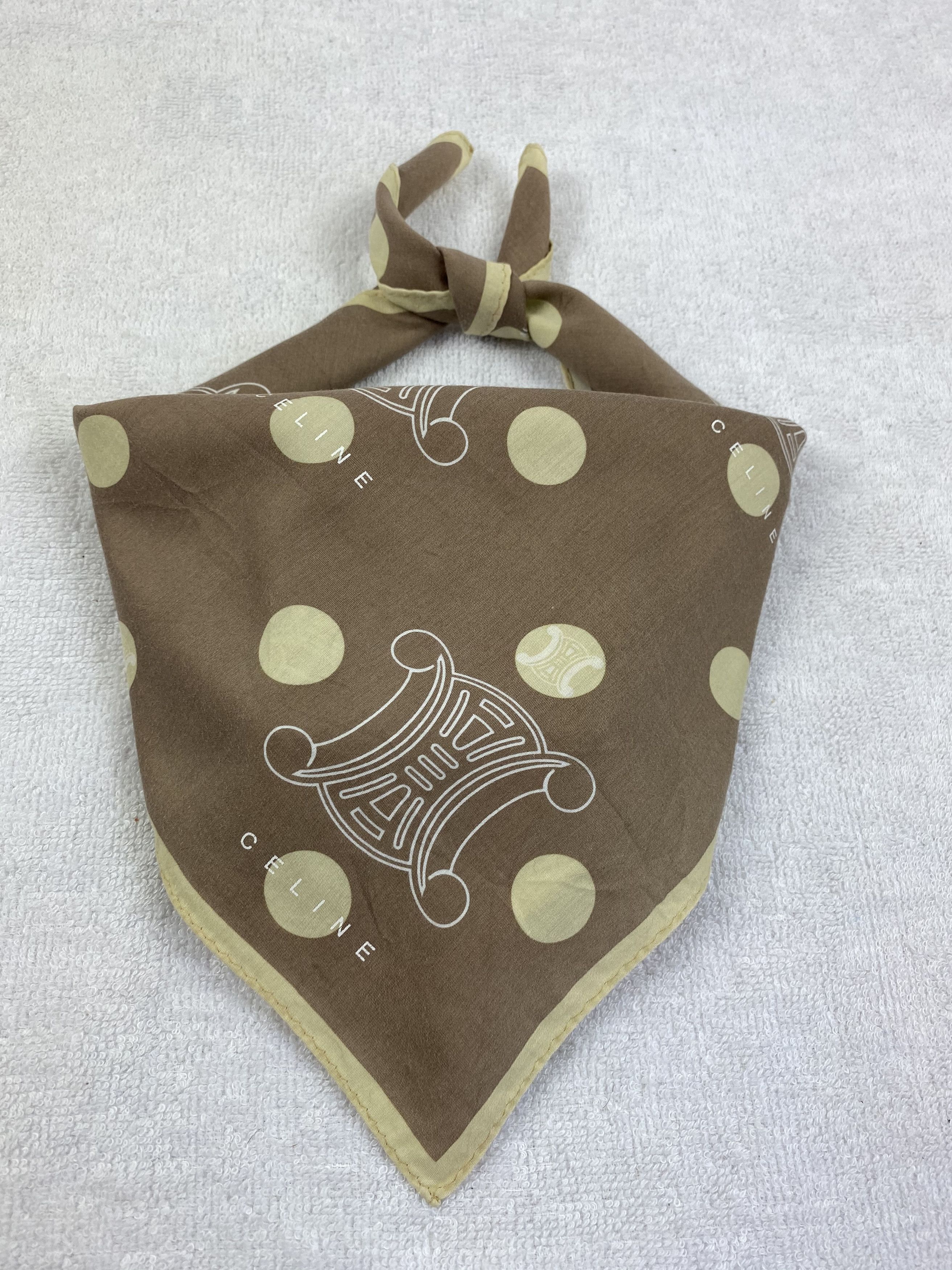Celine Celine Luxury Bandana / Handkerchief / Neckerchief Size ONE SIZE - 2 Thumbnail