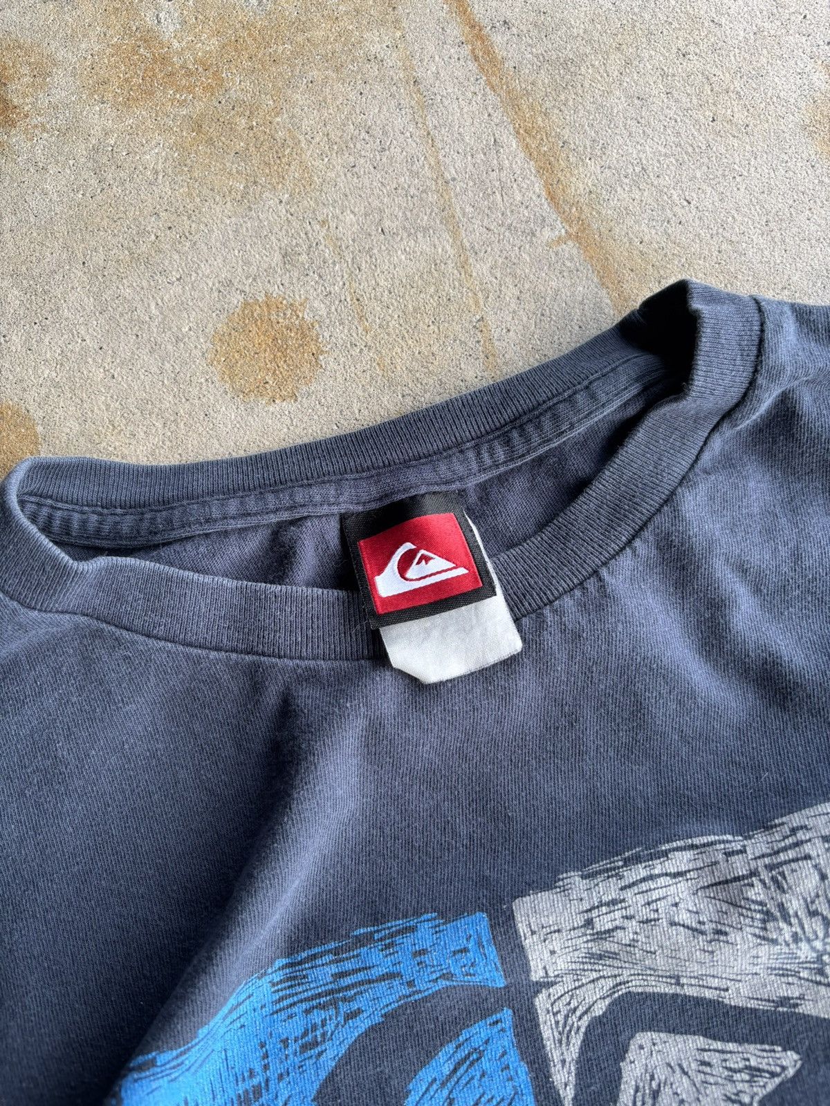 Quiksilver Vintage Y2K Quiksilver Boxy Navy Blue Surf Skate Tee Size US M / EU 48-50 / 2 - 4 Thumbnail