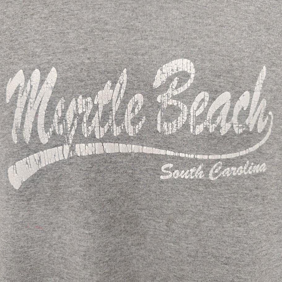 Vintage Vintage Myrtle Beach Sweatshirt Hoodie Mens Size Large Gray Size US L / EU 52-54 / 3 - 2 Thumbnail