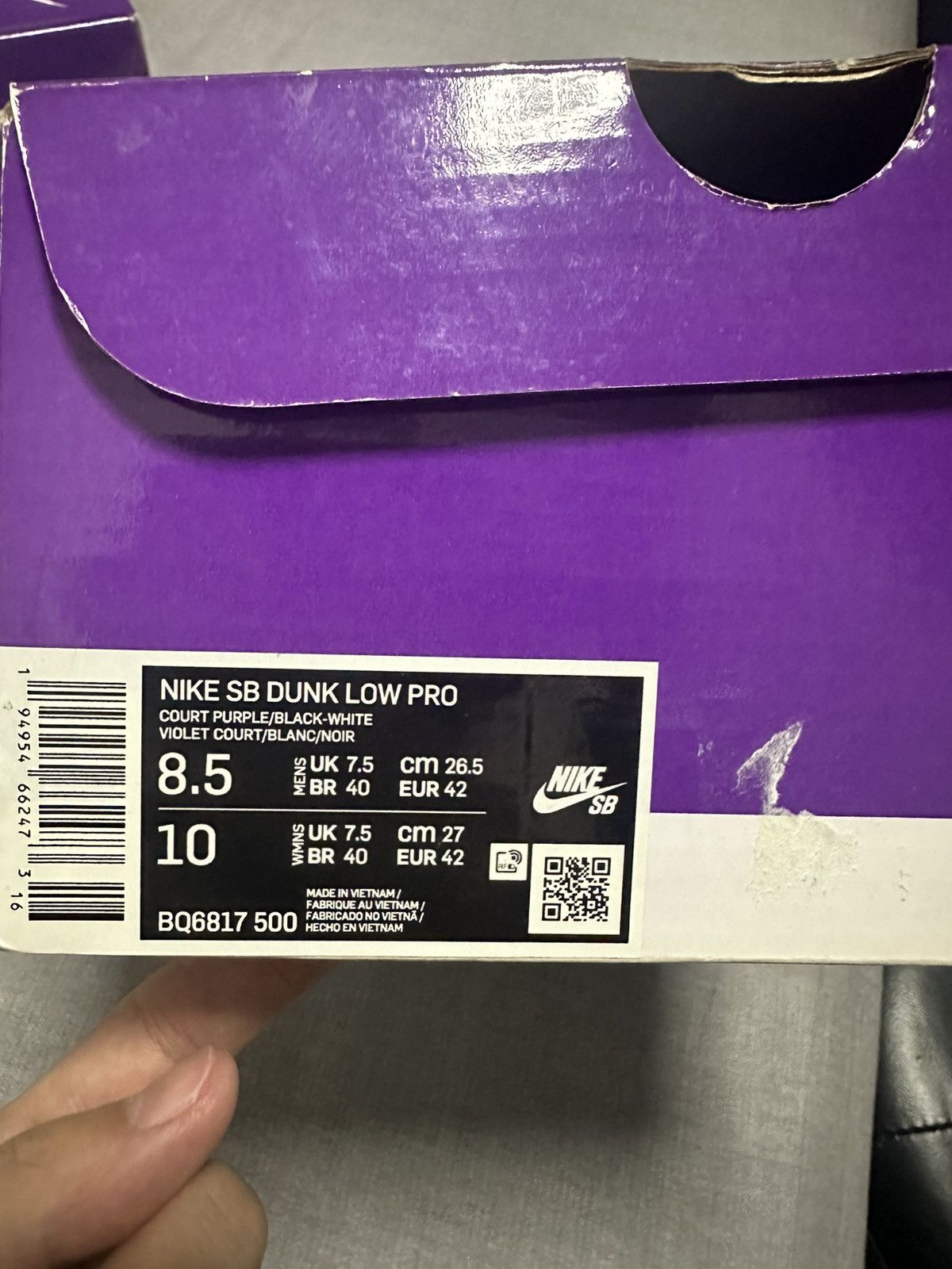 Nike Nike SB Dunk Low Court People (2021) Size US 8.5 / EU 41-42 - 3 Thumbnail