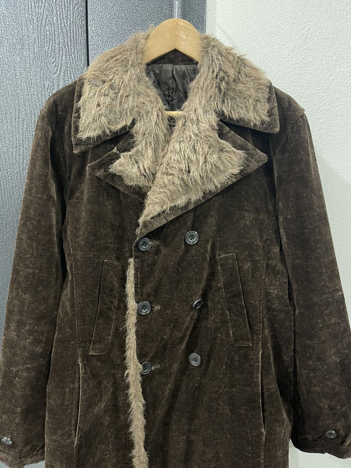 Tornado Mart Vintage Tornado Mart Japan Faux Fur Velvet Jacket Size US L / EU 52-54 / 3 - 4 Thumbnail