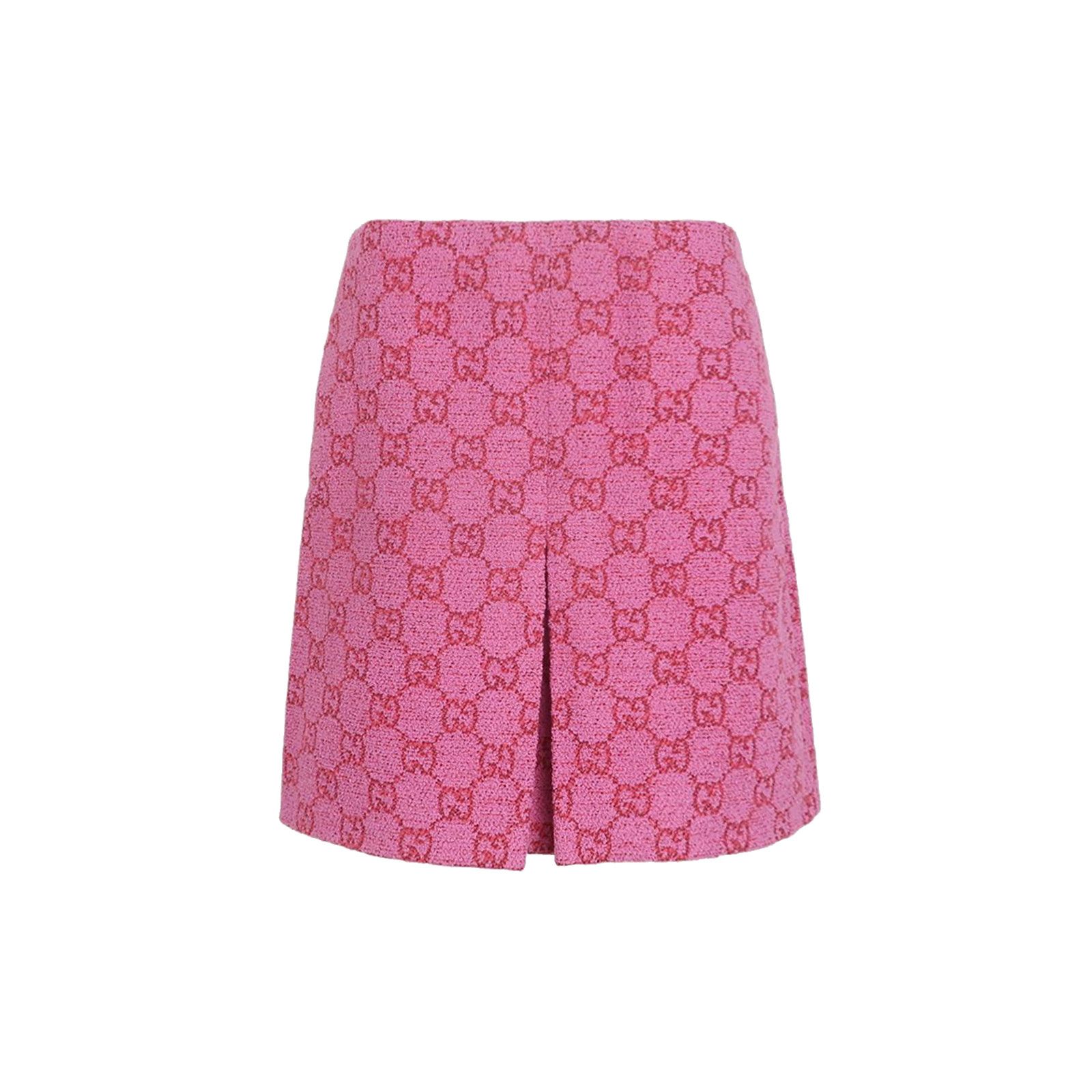Gucci Gucci Pink GG Logo Mini Skirt IT 42 Size 28" / US 6 / IT 42 - 1 Thumbnail