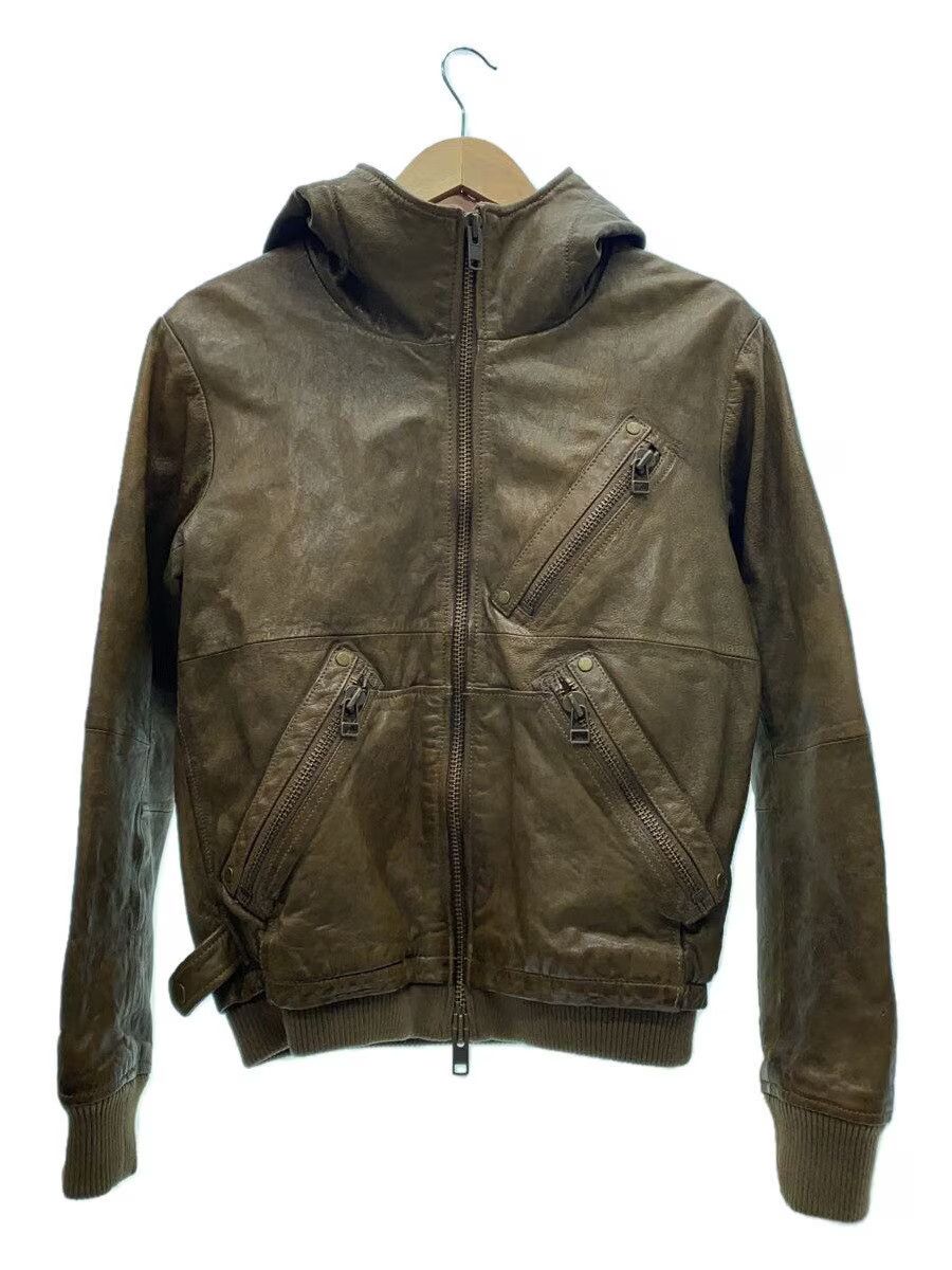 ジャケット・アウター 00s avirex sheep leather jacket brown Avirex Plain Sheep Leather Jacket Blouson Brown - www.disolcolor.com