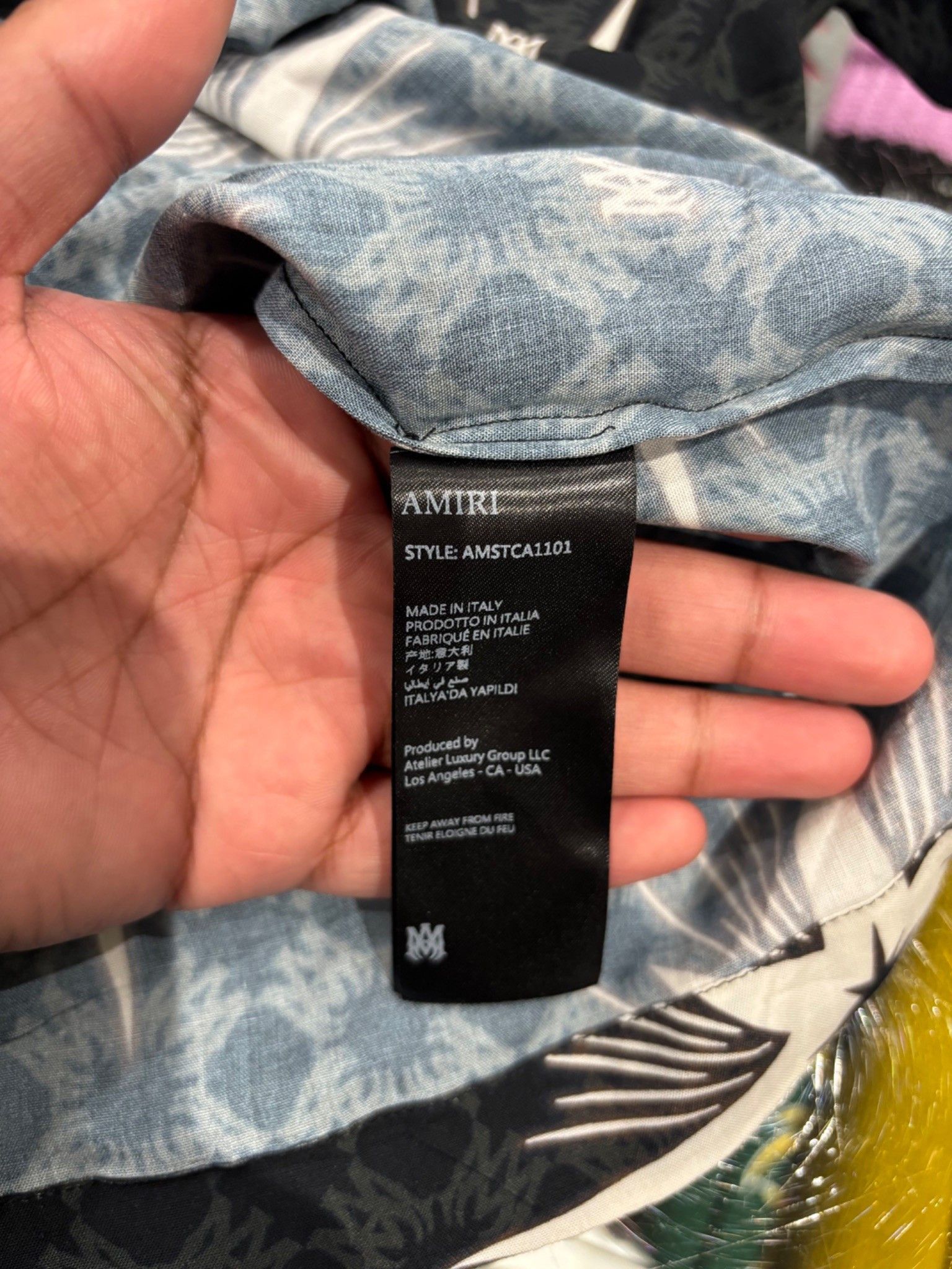 Amiri Amiri Starburst Camp Shirt Size US M / EU 48-50 / 2 - 5 Thumbnail