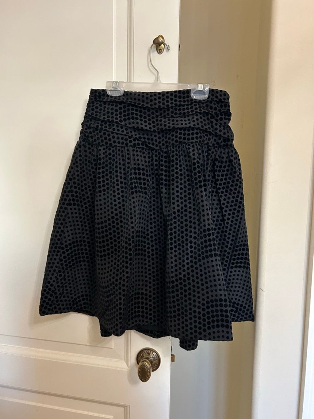 Anthropologie Anthropologie Maeve Taffeta Dot Midi Skirt Size 26" / US 2 / IT 38 - 3 Thumbnail