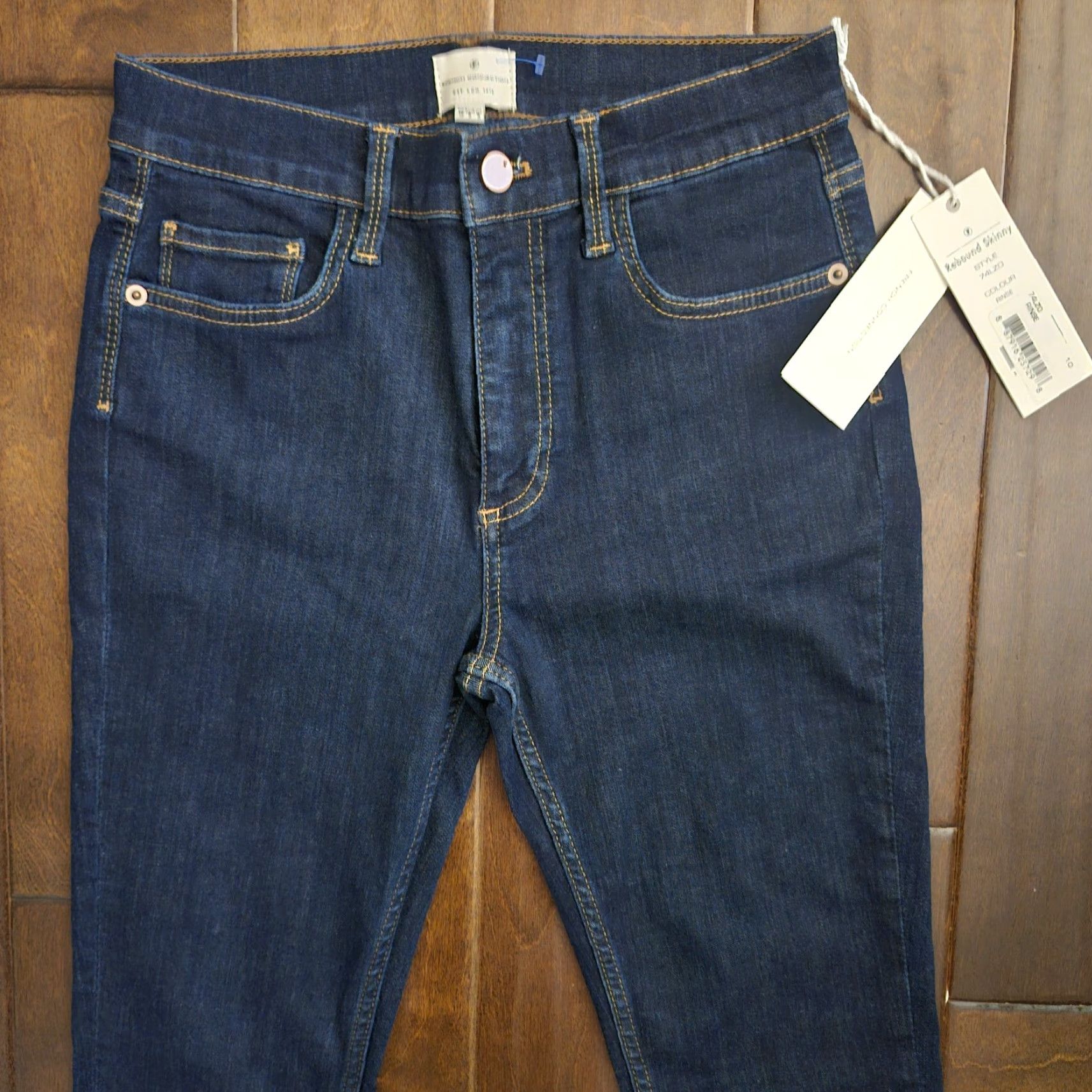 French Connection VINTAGE French Connection Rebound Skinny Jeans Women’s US 6 Dark Wash NWT Size 28" / US 6 / IT 42 - 3 Thumbnail