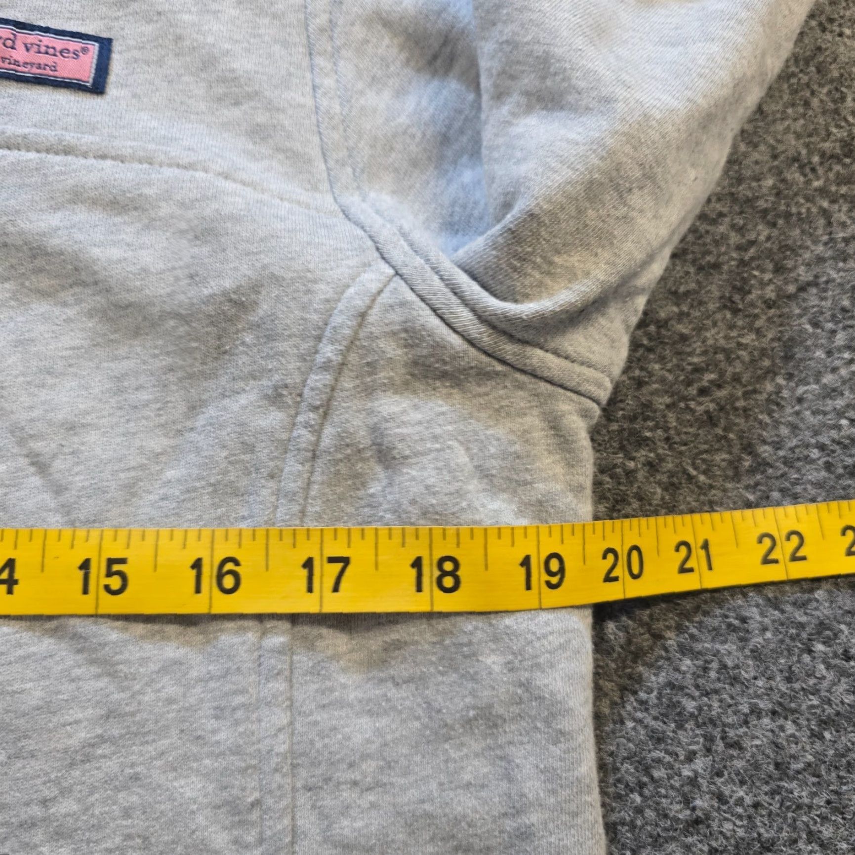 Vineyard Vines Vineyard Vines Sweater Women Medium Gray Plaid 1/4 Zip Long Sleeve Casual Preppy Size M / US 6-8 / IT 42-44 - 6 Thumbnail