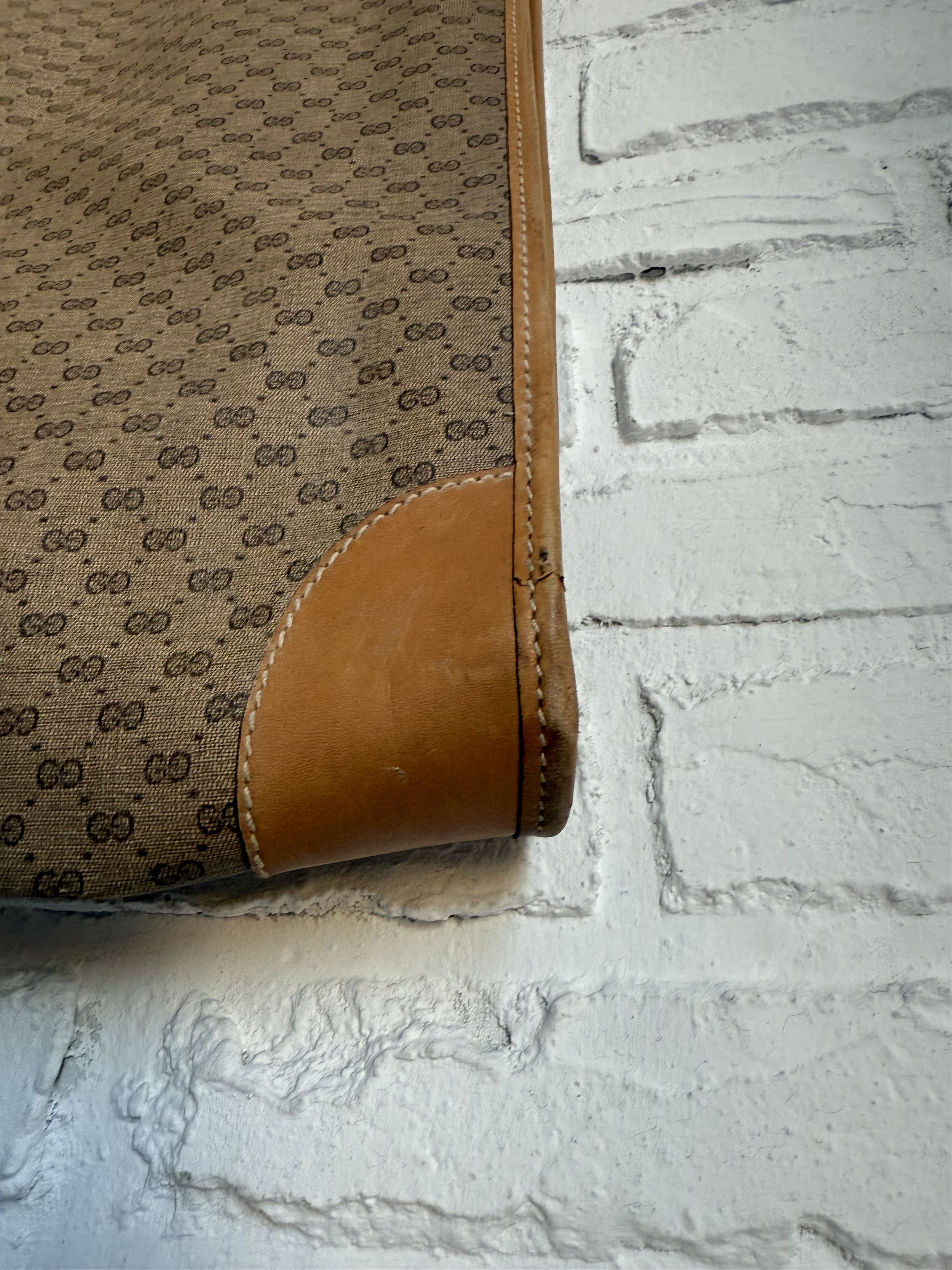 Gucci Vintage 80s Gucci monogram tote bag canvas GG logo Size ONE SIZE - 8 Thumbnail