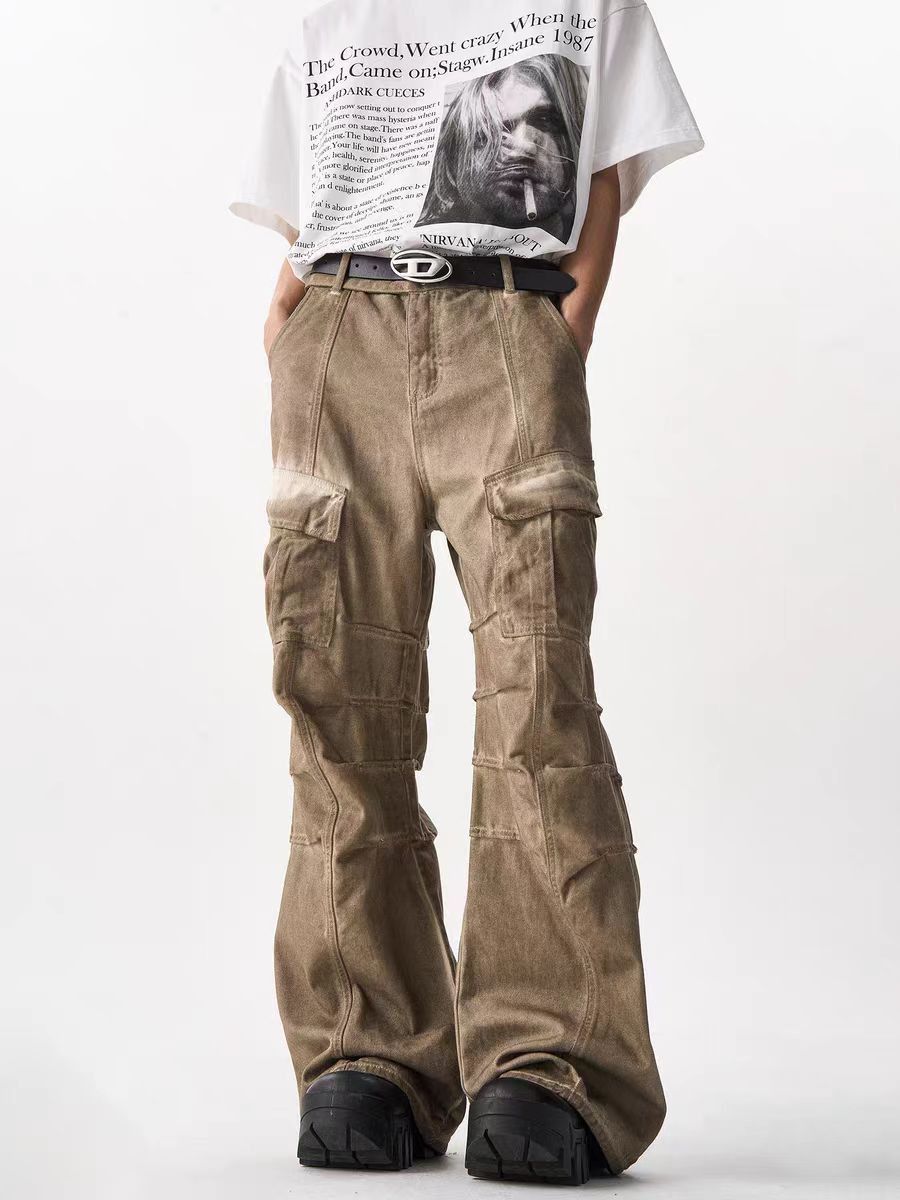 Japanese Brand × Vintage Vintage Heavyweight Washed Pleated Workwear Casual Pants Size US 30 / EU 46 - 4 Thumbnail