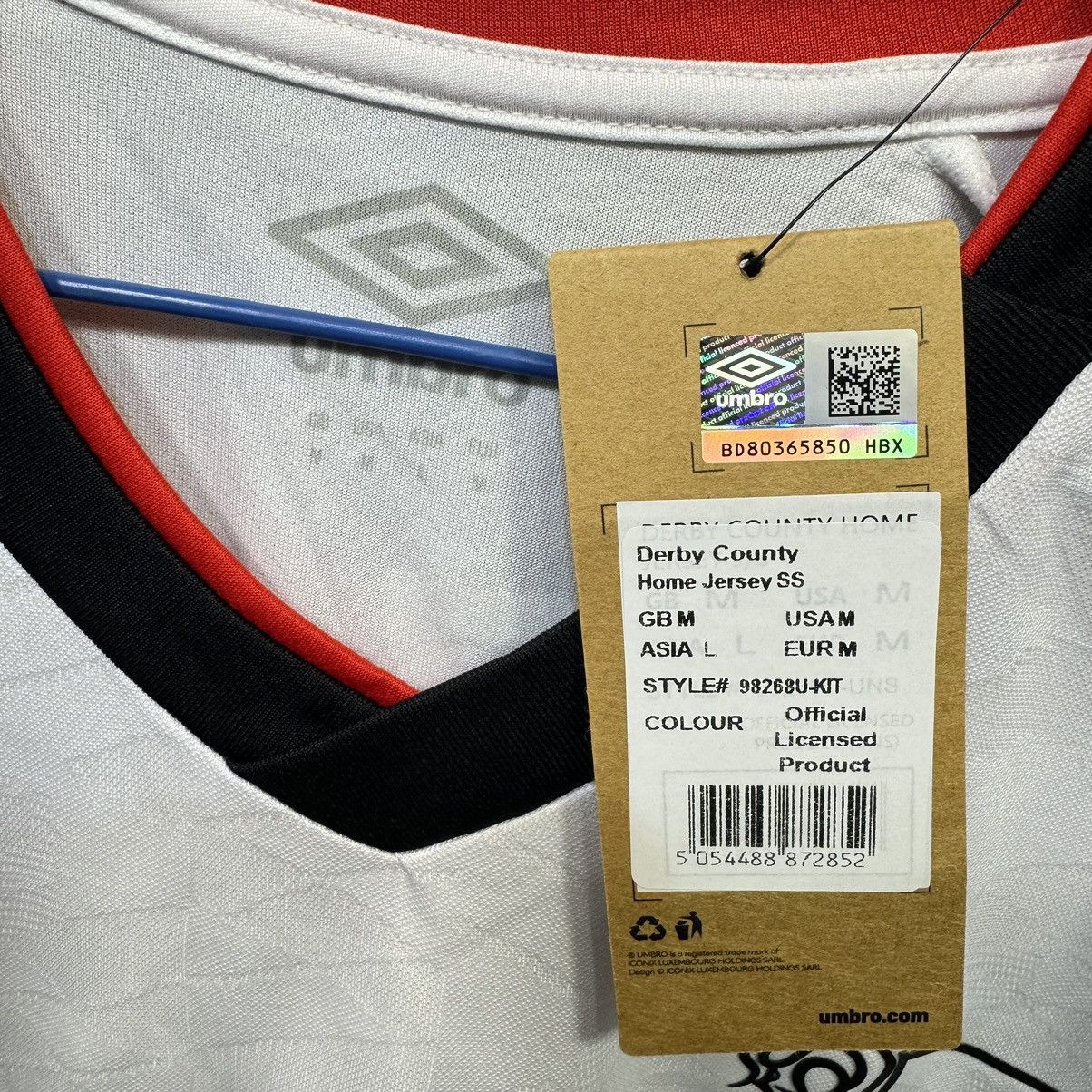 Umbro Derby county 23/24 home shirt #11 Mendez-Laing (bnwt) Size US M / EU 48-50 / 2 - 5 Thumbnail