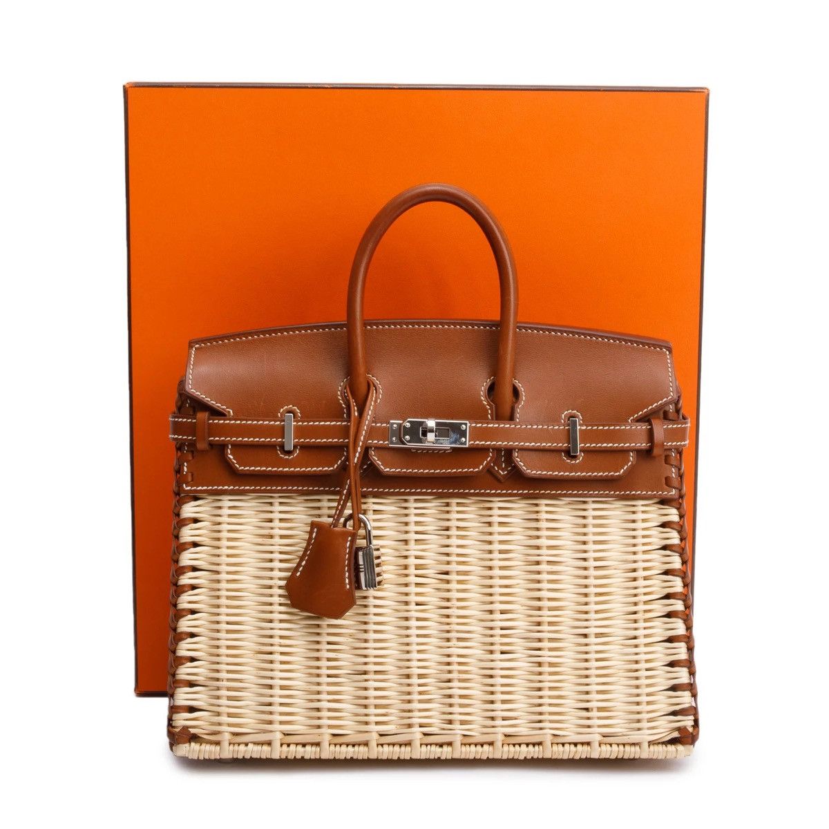Hermes HERMES Osier Veau Barenia Birkin Picnic 25 Size ONE SIZE - 2 Thumbnail
