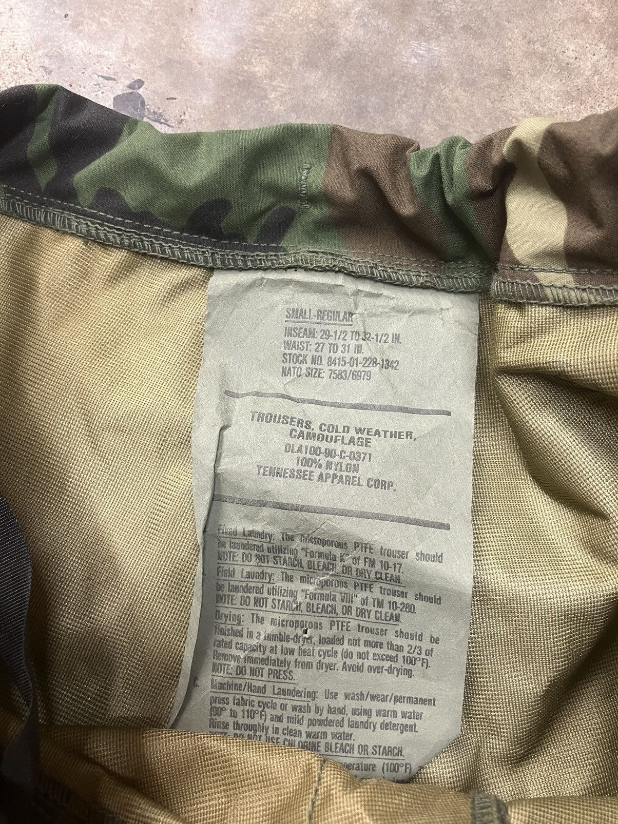 Goretex Goretex Military trousers cold weather camo shell Size US 29 - 2 Thumbnail