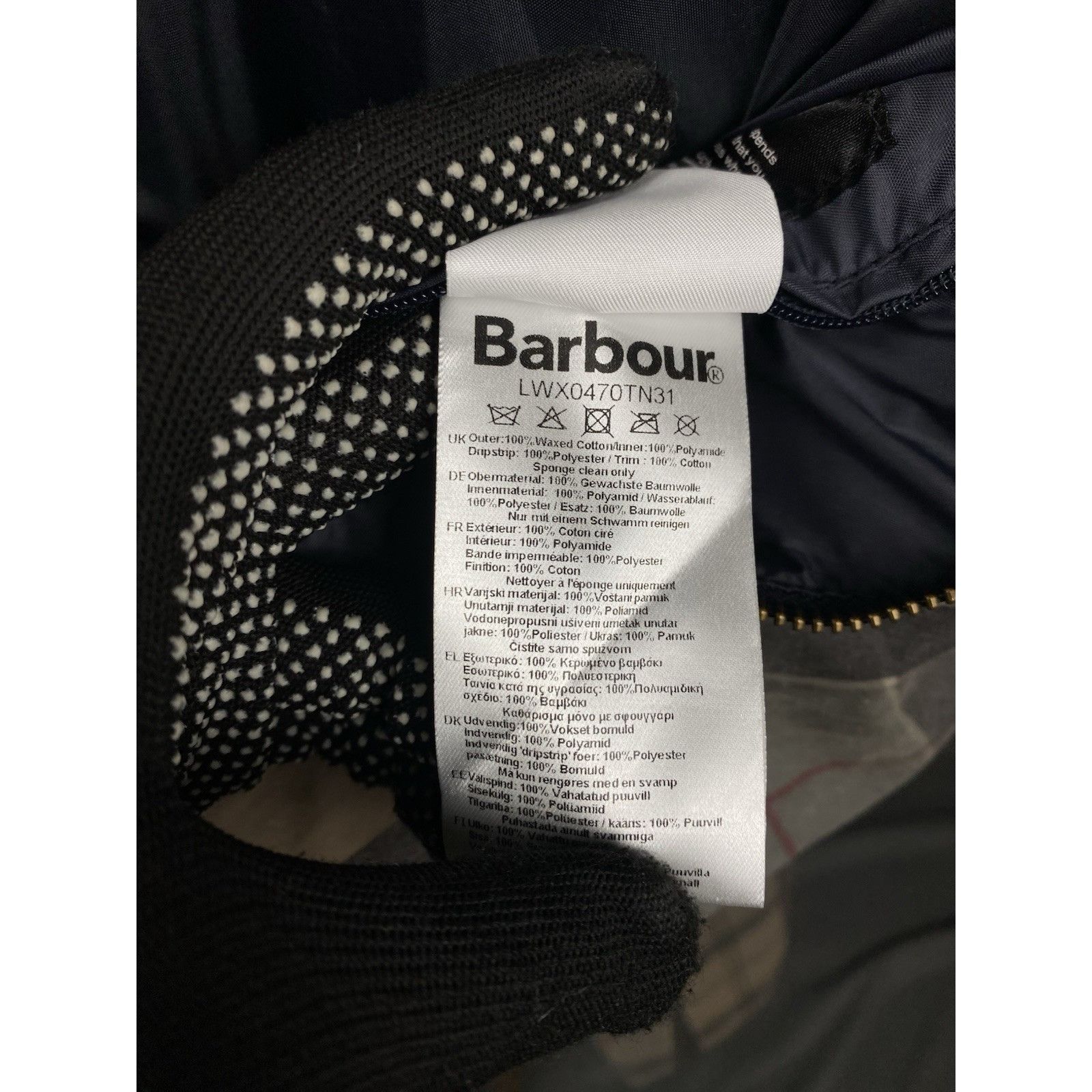 Barbour Barbour Tartan Check Women's Beige Waxed Jacket Size UK 10 U Size L / US 10 / IT 46 - 14 Thumbnail