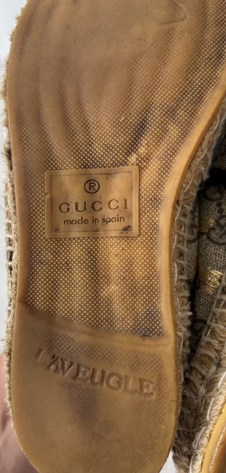 Gucci Gucci Pilar Gg Bee Canvas Espadrilles Size US 6 / IT 36 - 9 Thumbnail
