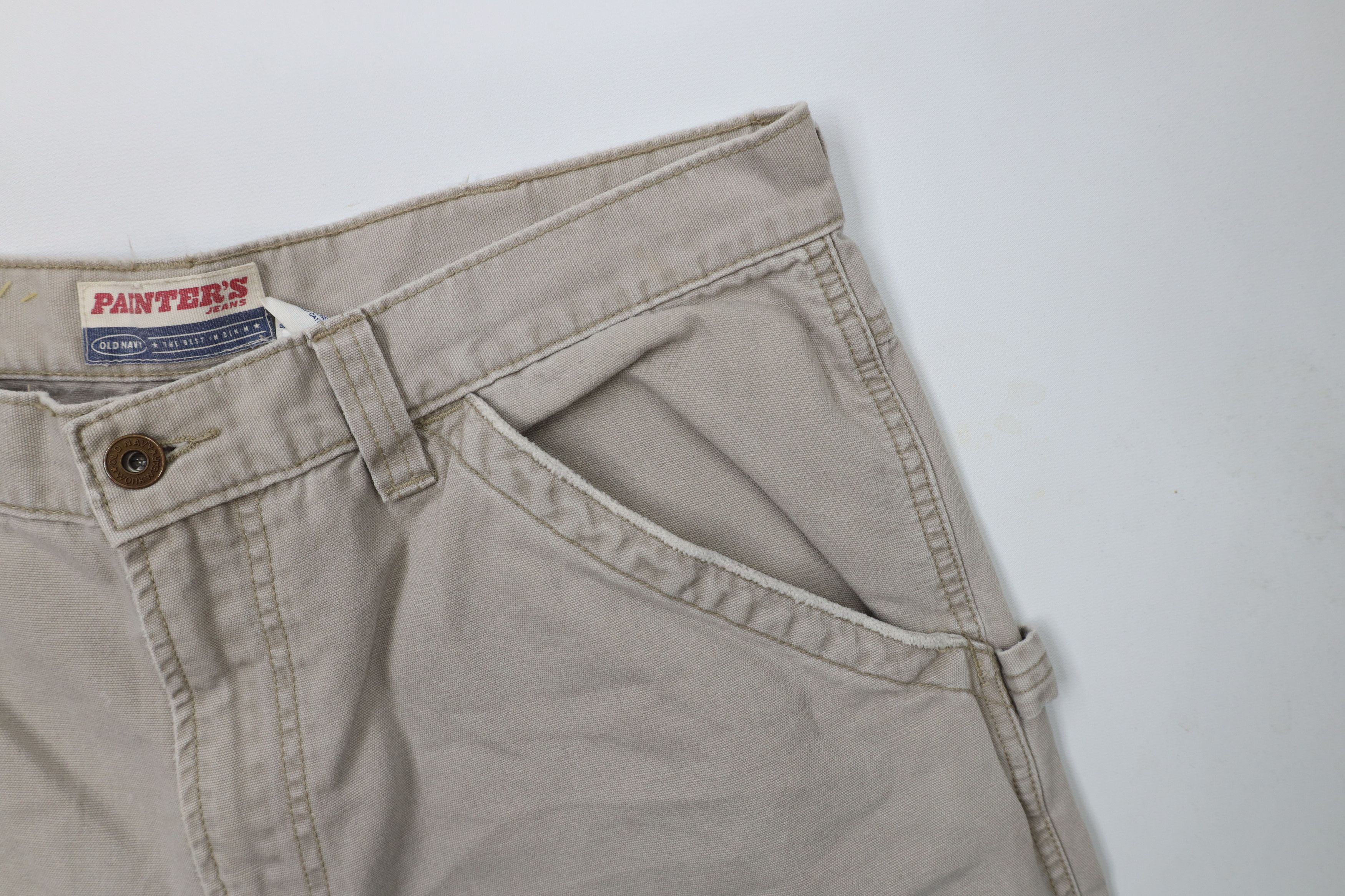 Old Navy × Vintage Vintage Y2K 2003 Old Navy Wide Leg Painters Jeans Pants Size US 38 / EU 54 - 8 Thumbnail