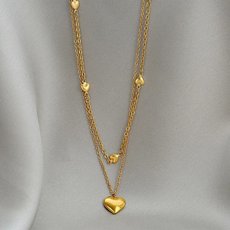 Jewelry × Vintage 2 Layer Lovers necklace Size ONE SIZE - 4 Thumbnail