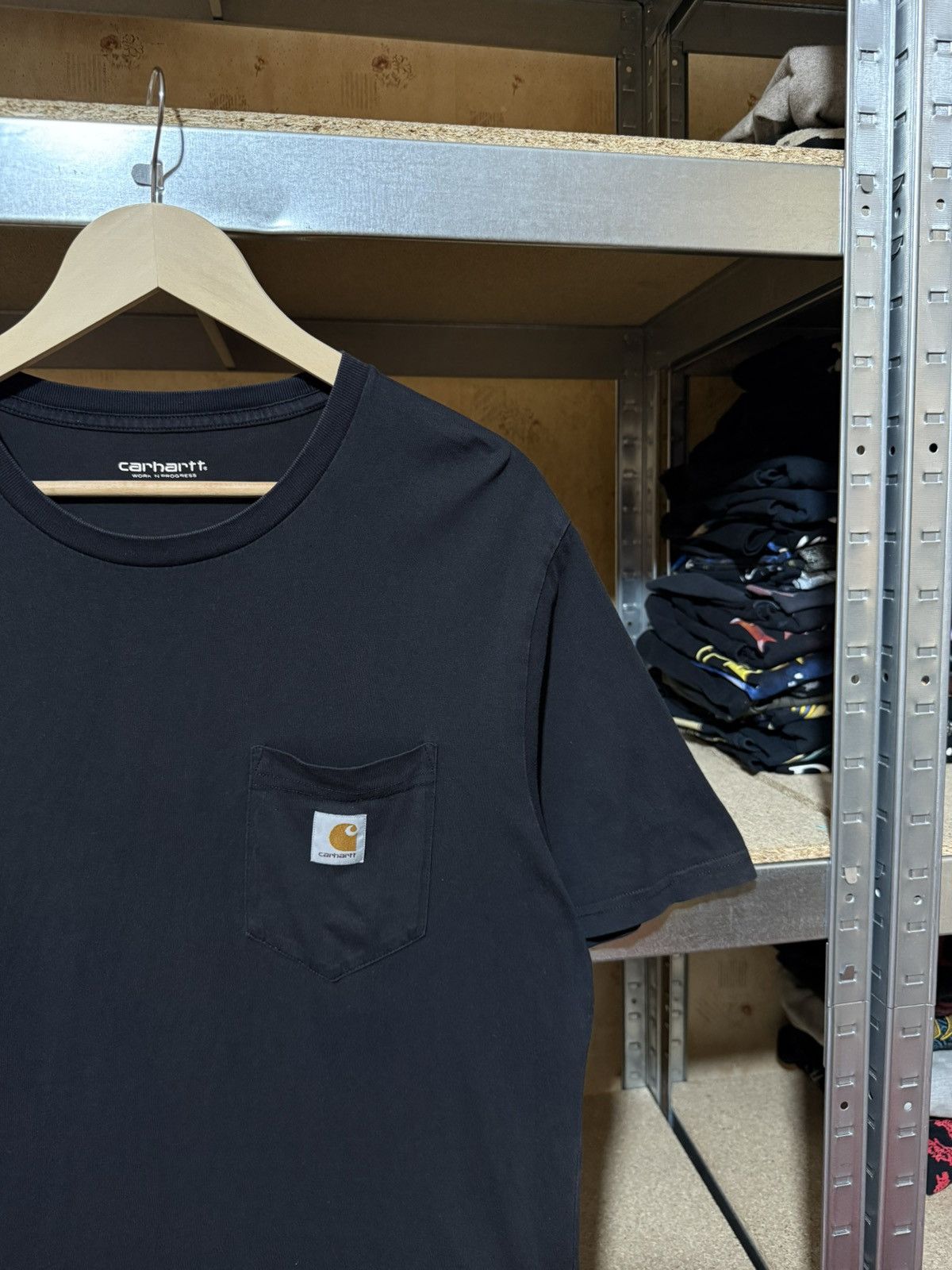 Carhartt × Carhartt Wip Rare Carhartt WIP Pocket Logo Outdoor Retro T-Shirt Y2K Hype Size US L / EU 52-54 / 3 - 3 Thumbnail
