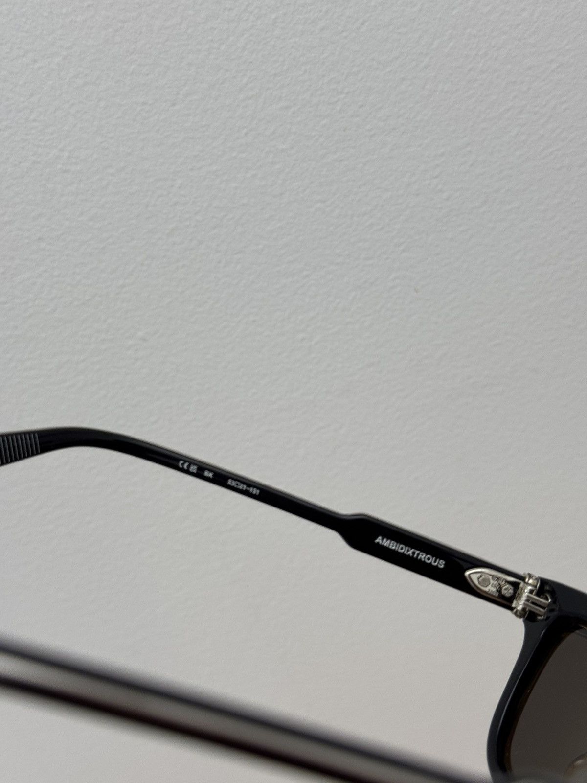 Chrome Hearts Chrome Hearts Ambidixtrous Black .925 Silver Glasses Size ONE SIZE - 10 Thumbnail