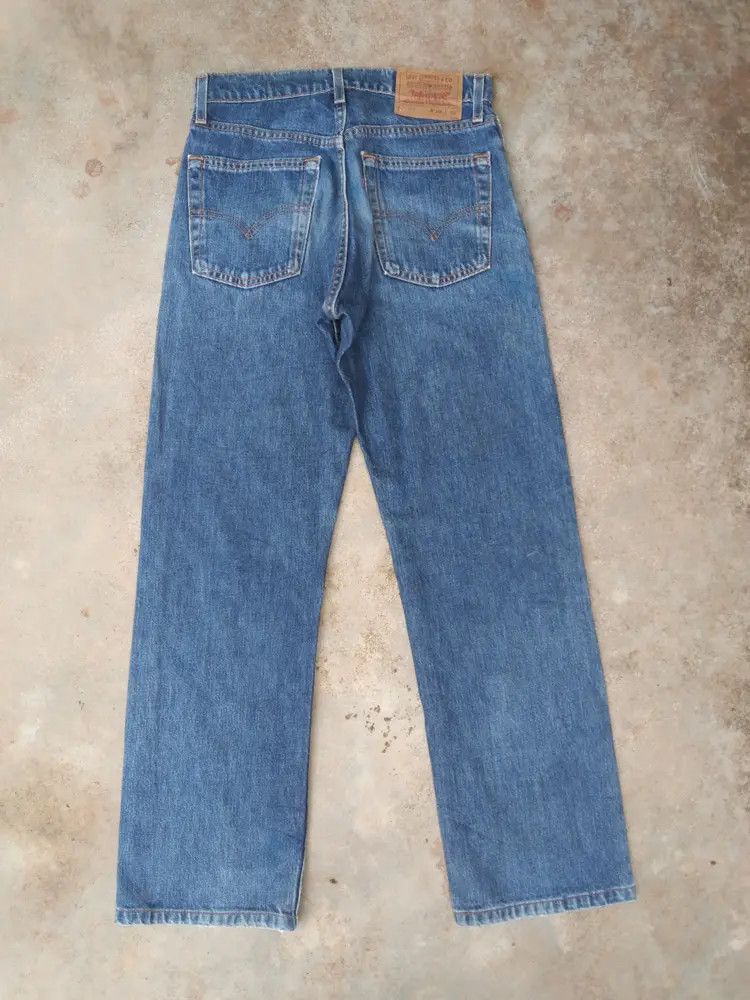 Levi's 90s Vintage Levi's Jeans 519 Made In USA Distressed Denim Size US 28 / EU 44 - 2 Thumbnail