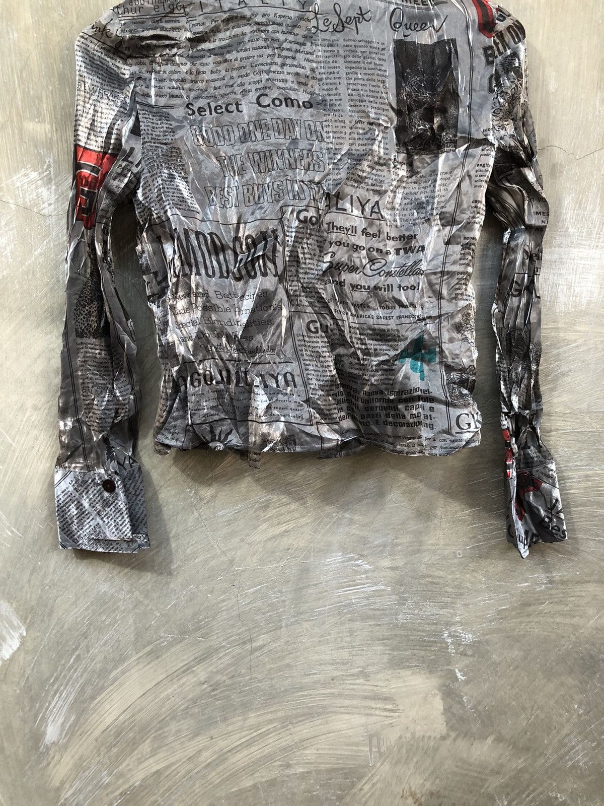Japanese Brand Y2K Unknown Japanese Shimmer Button Up Size S / US 4 / IT 40 - 12 Thumbnail