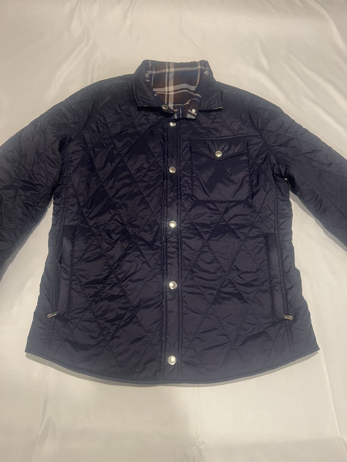 Brunello Cucinelli Brunello cucinelli men’s reversible jacket. M. $2990 Size US M / EU 48-50 / 2 - 9 Thumbnail