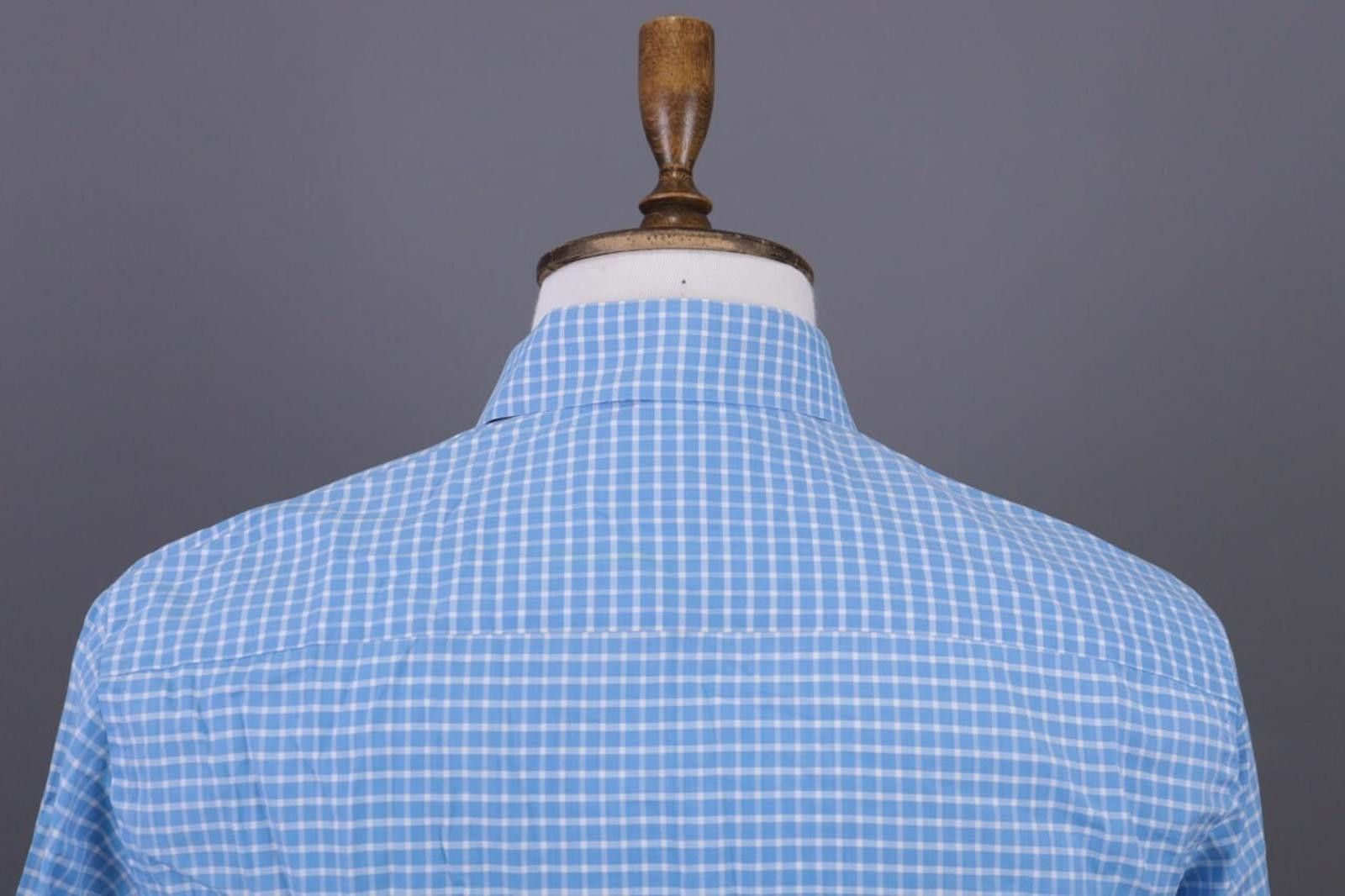 Eton Eton Contemporary Blue Check Shirt Size 40 / 15.75 Size US M / EU 48-50 / 2 - 7 Thumbnail